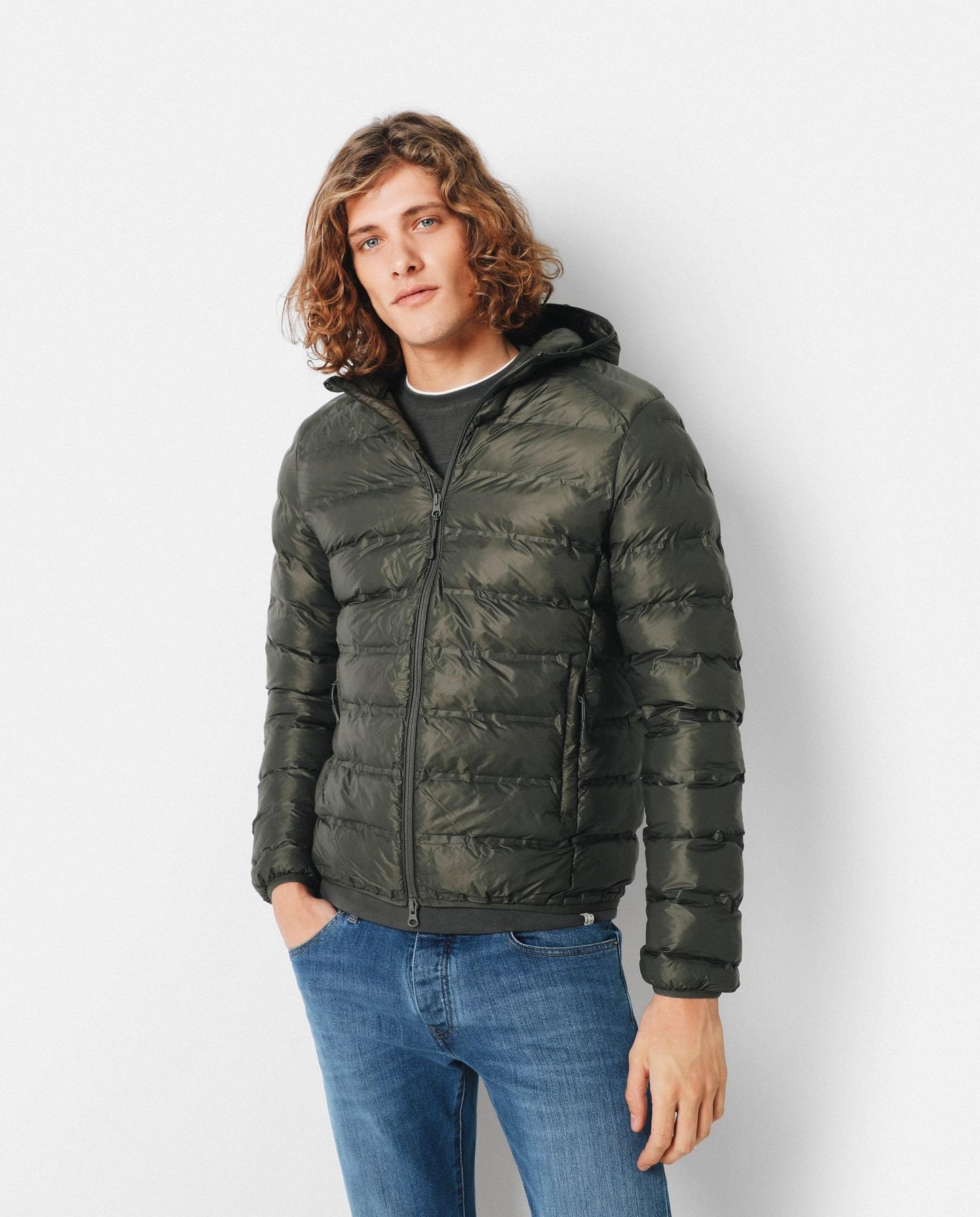 CHAQUETA ECO ACOLCHADA CAPUCHA