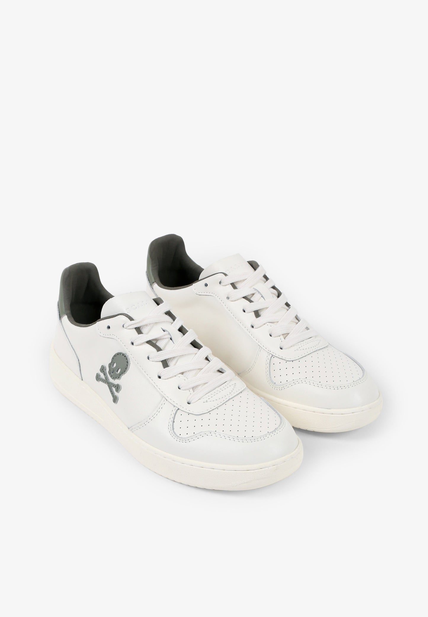 SNEAKERS PIEL DETALLE CONTRASTE
