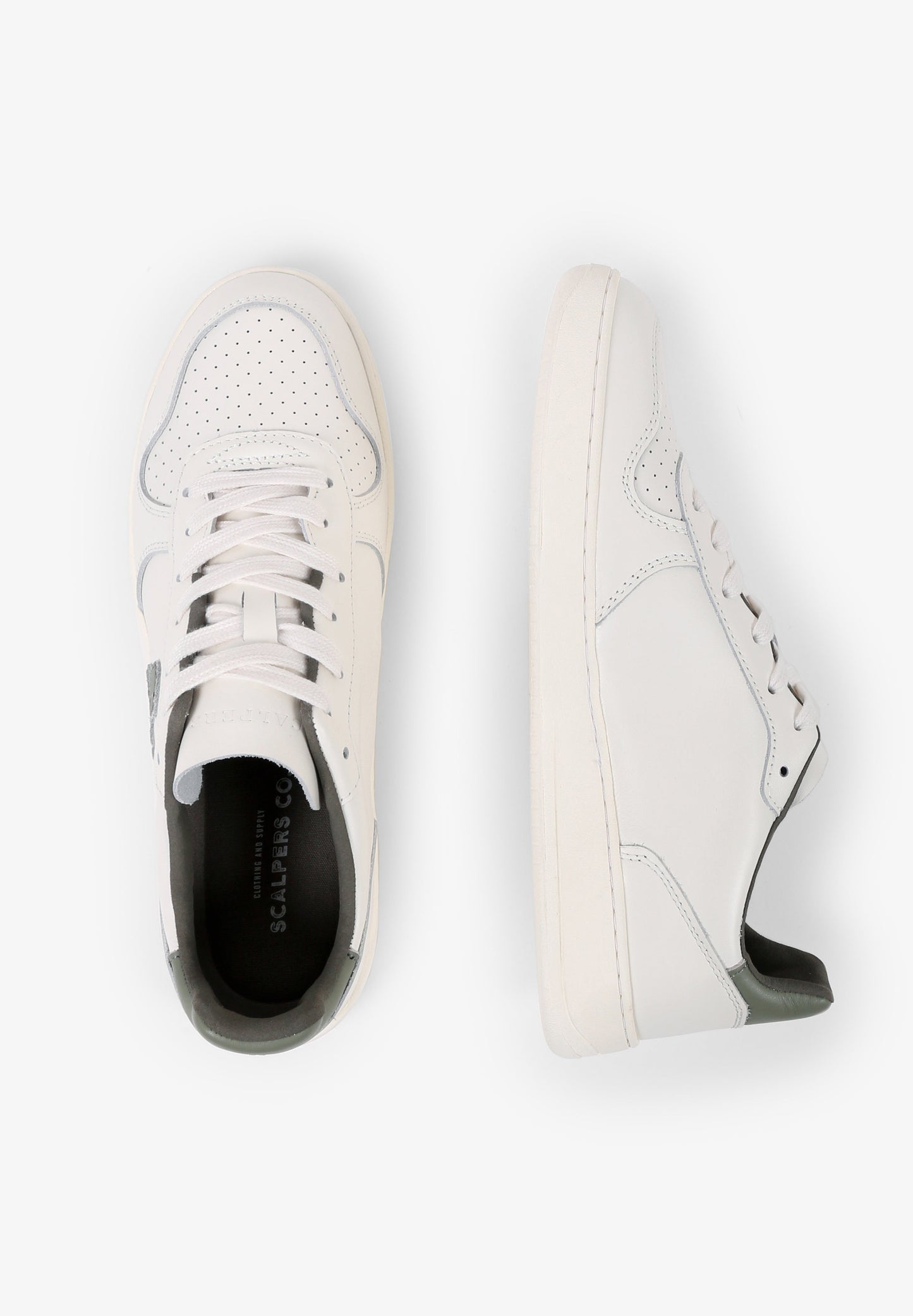 SNEAKERS PIEL DETALLE CONTRASTE