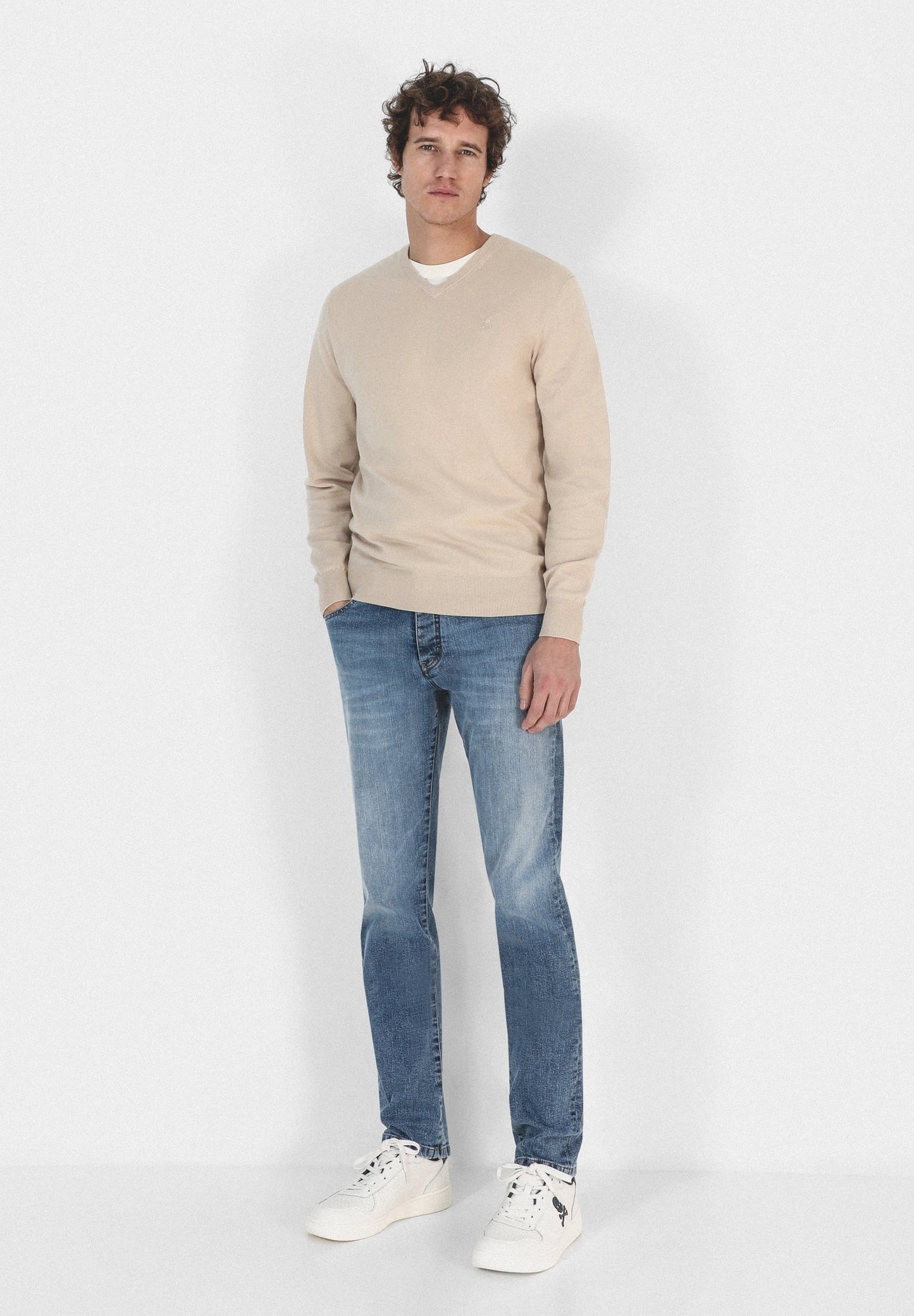JERSEY CUELLO PICO ALGODÓN