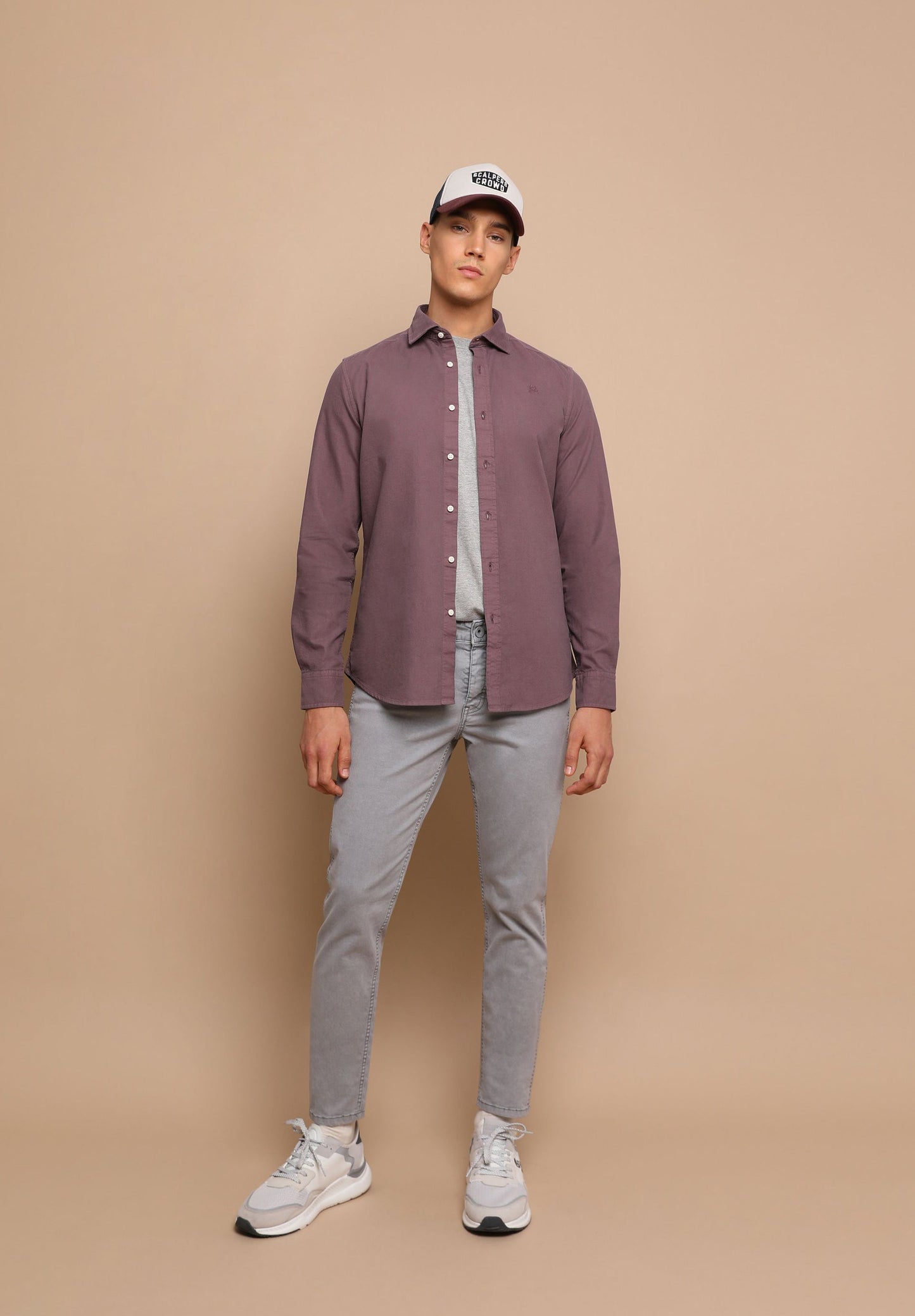 CAMISA OXFORD CALAVERA