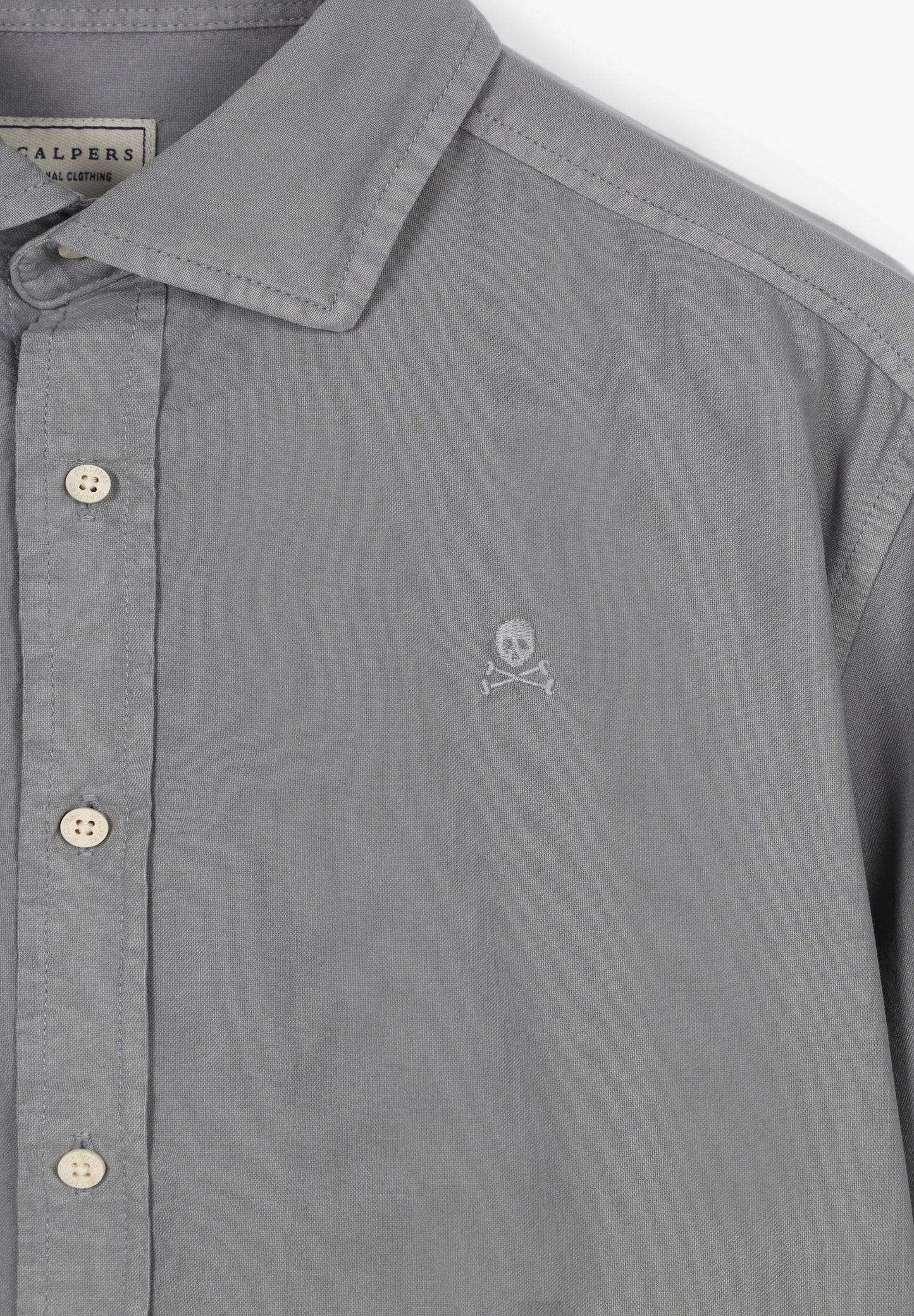 CAMISA OXFORD CALAVERA