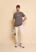 CAMISETA TEXTO CONTRASTE
