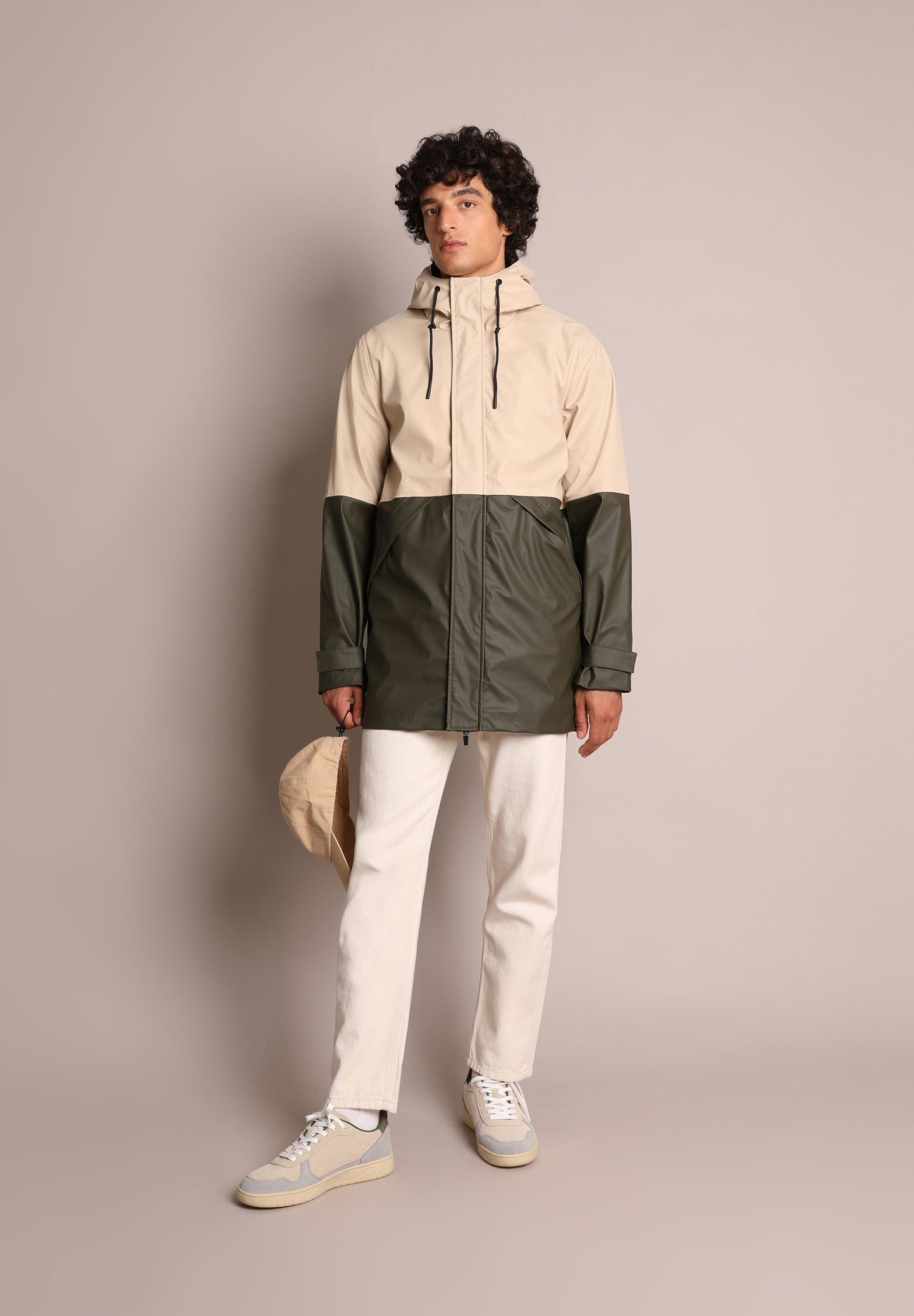 PARKA IMPERMEABLE BICOLOR