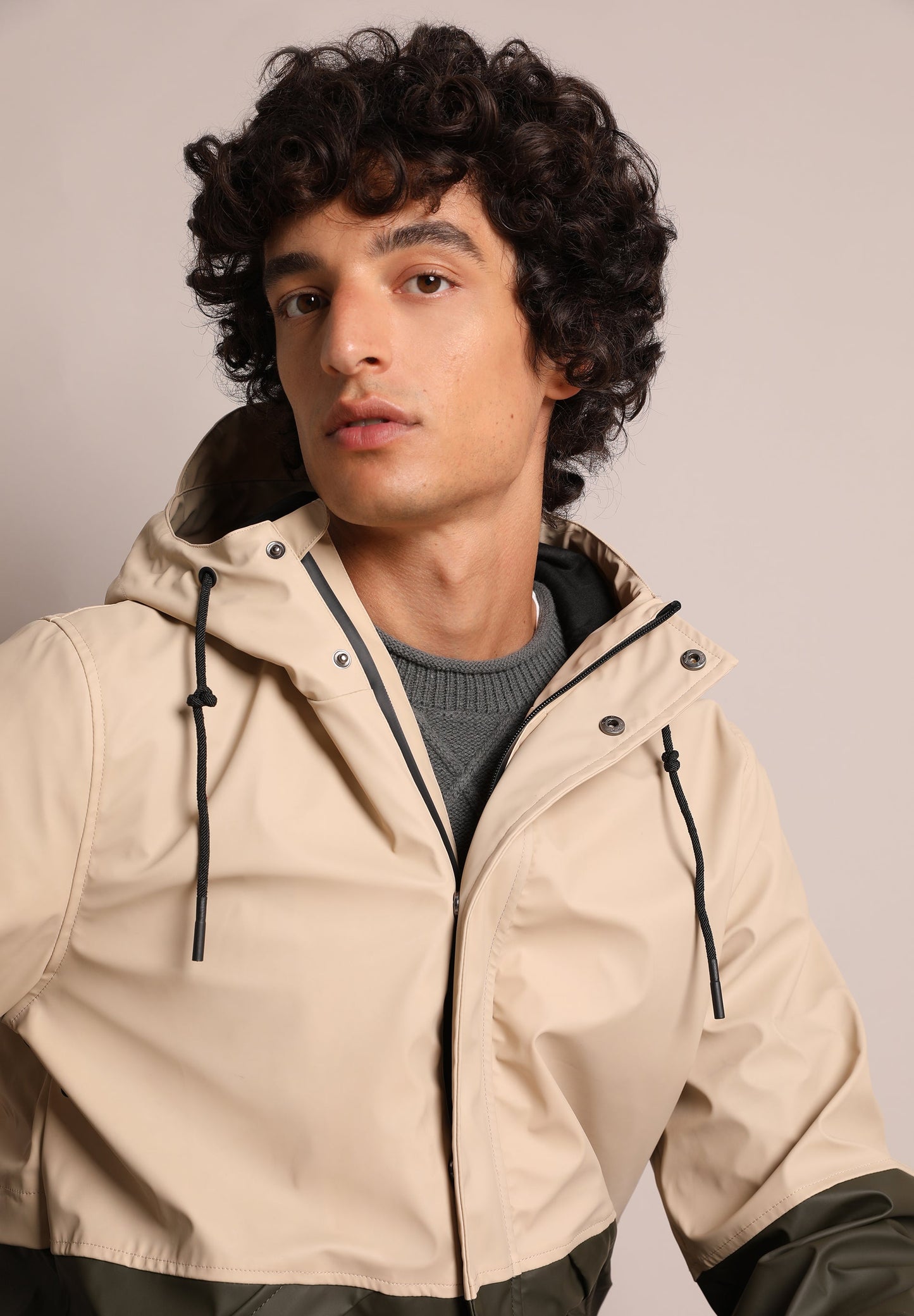 PARKA IMPERMEABLE BICOLOR