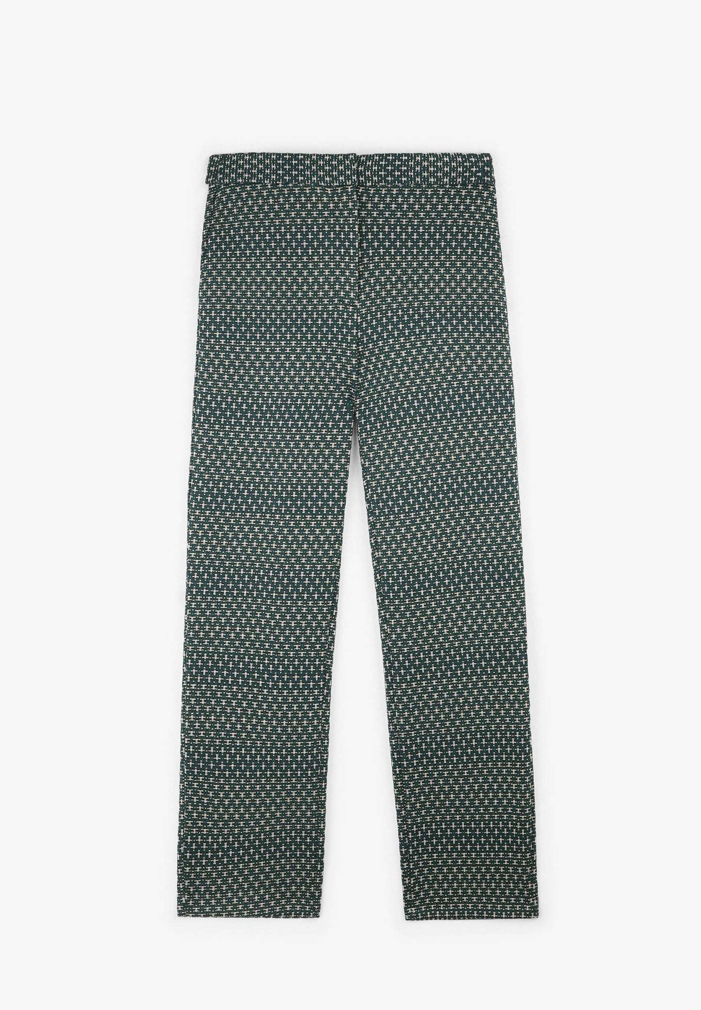 PANTALÓN JACQUARD DETALLES METALIZADOS