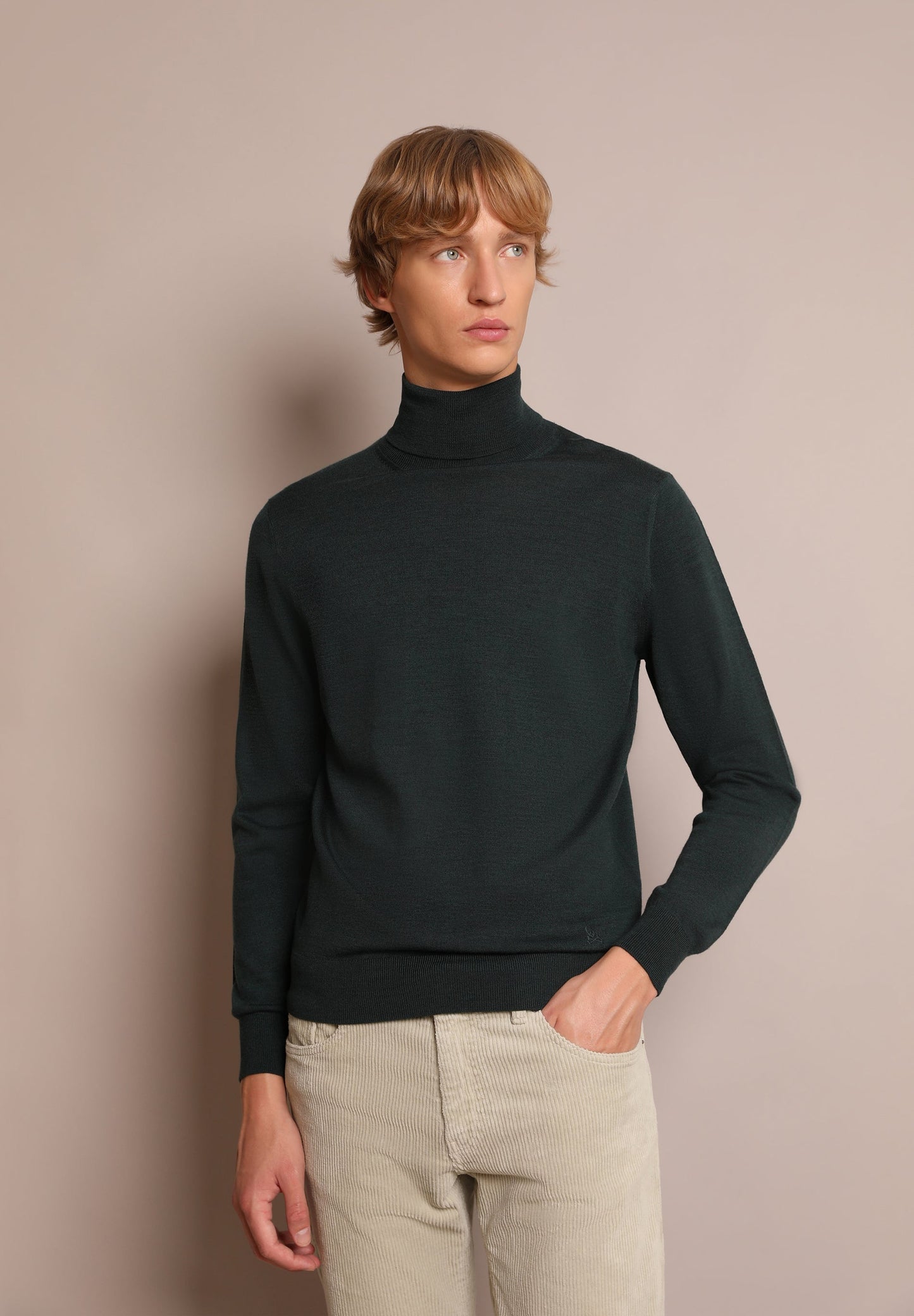JERSEY CUELLO VUELTO CALAVERA LANA