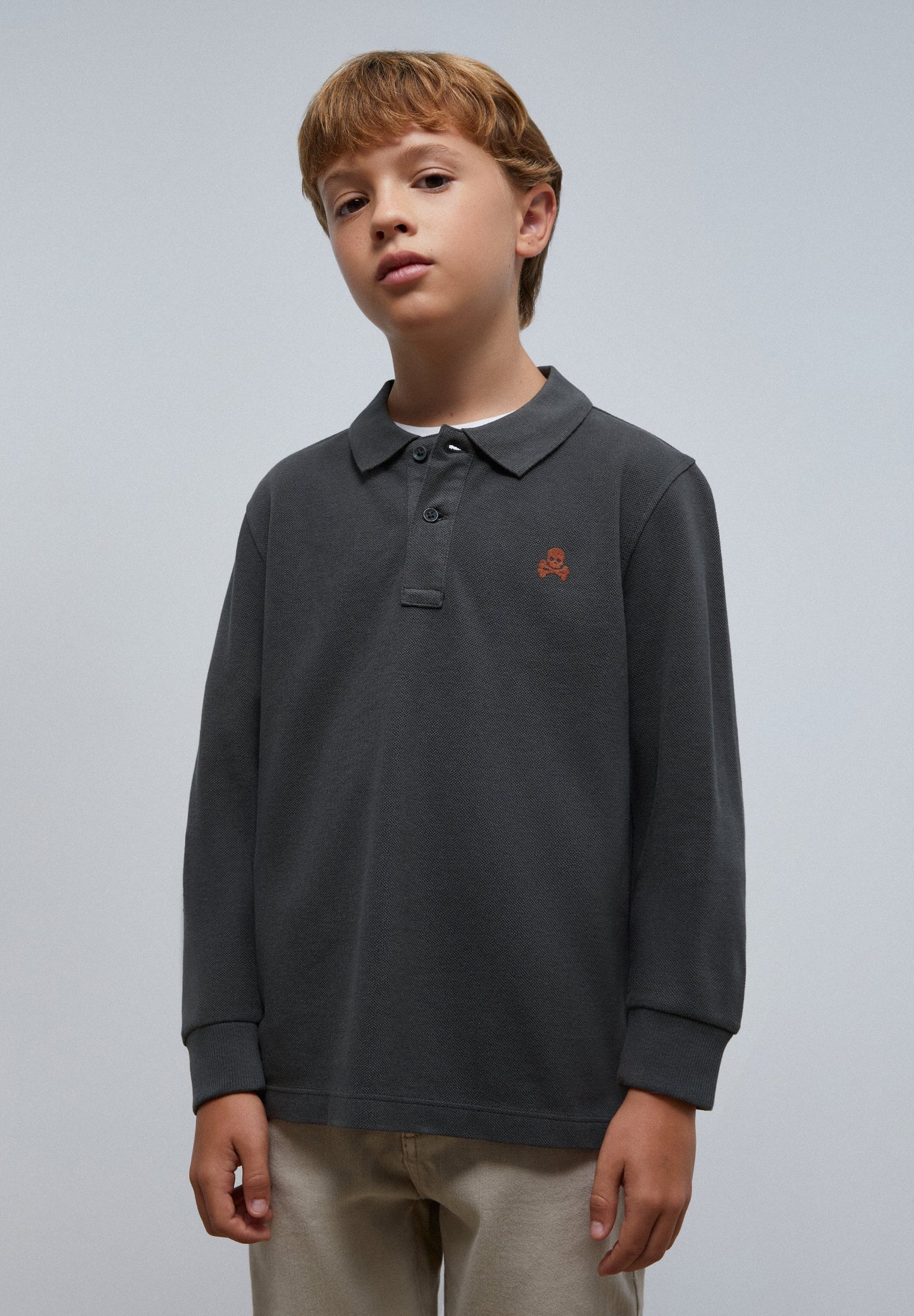 POLO MANGA LARGA PRINT TRASERO