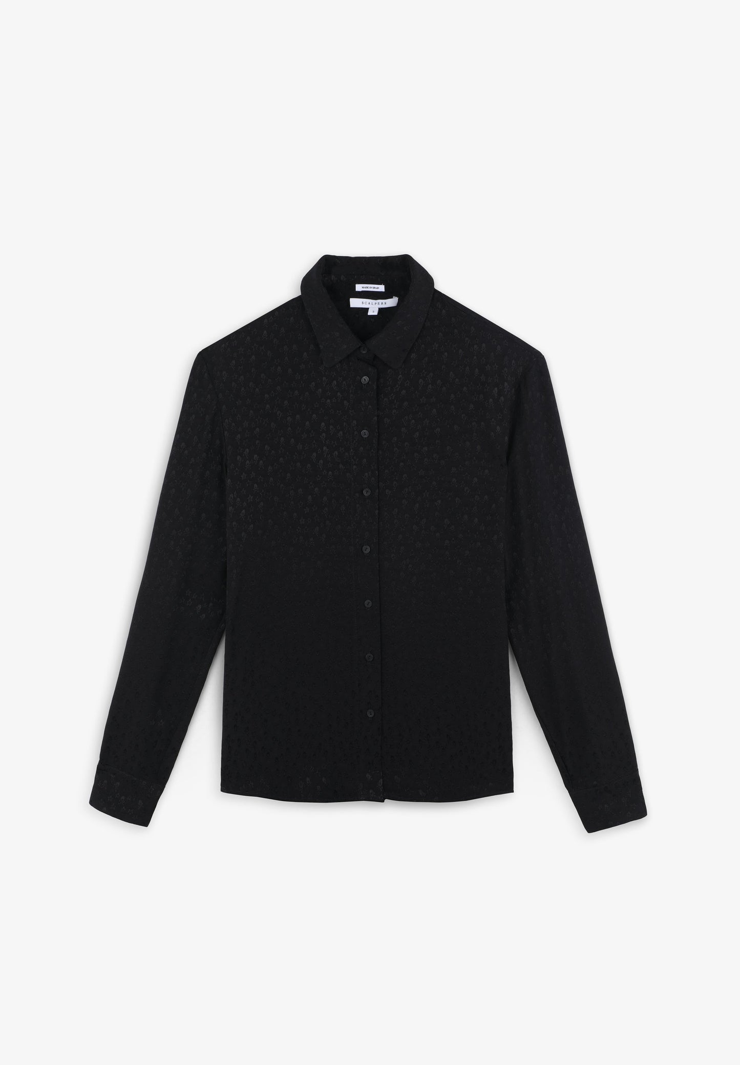 CAMISA JACQUARD CALAVERAS ESTRELLAS