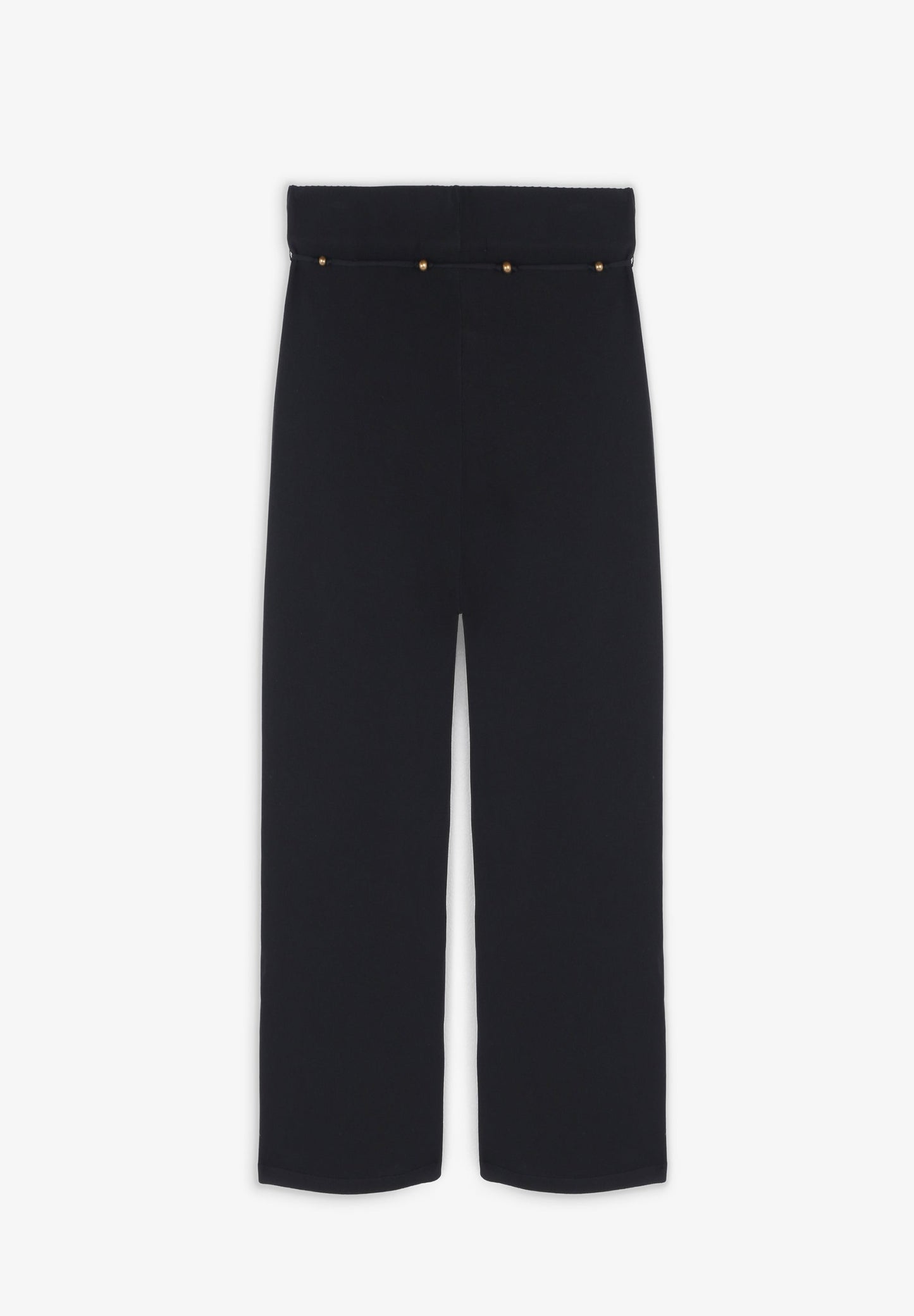 METAL BEADS KNIT PANT