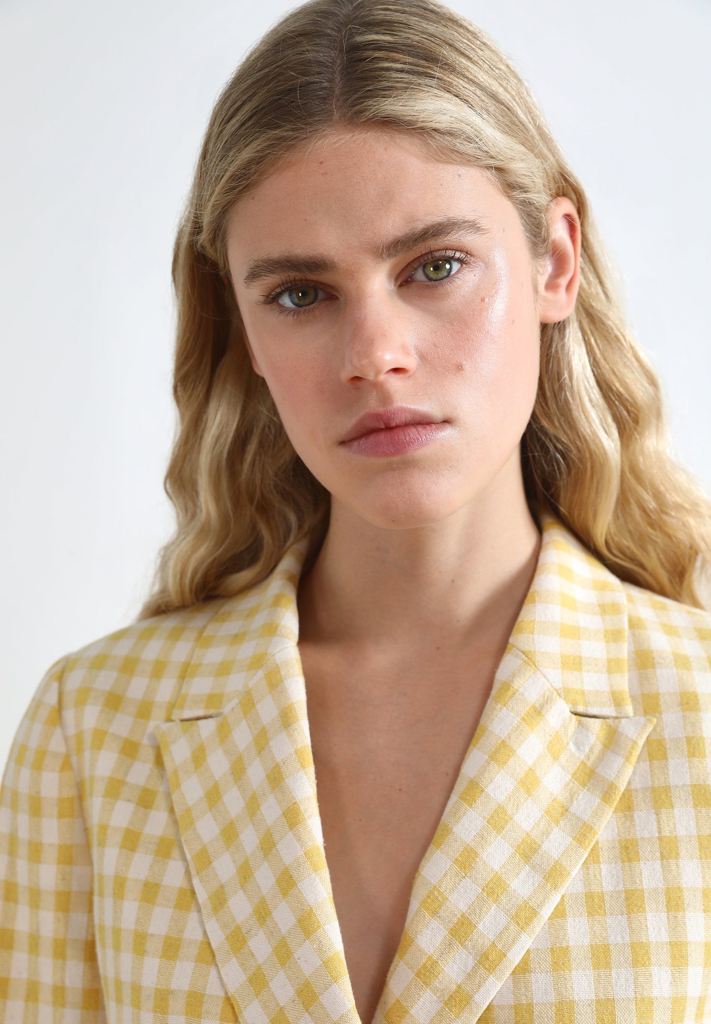 BLAZER VICHY CROPPED