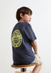 CAMISETA PRINT TRASERO CIRCULAR