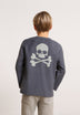 SUDADERA CALAVERA RELIEVE