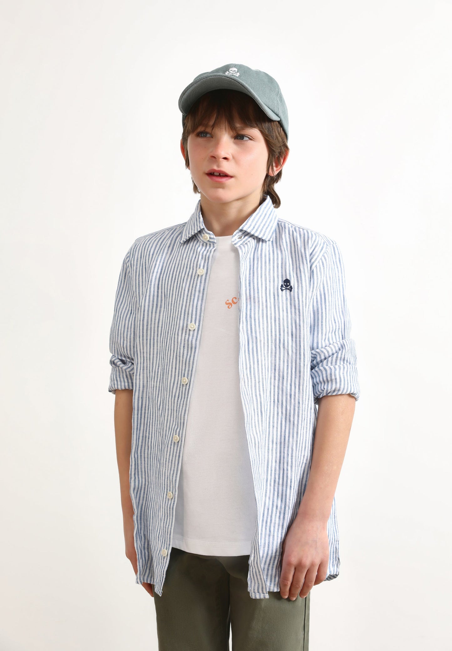 CAMISA LINO RAYAS