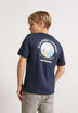 CAMISETA PRINT DIBUJO ISLA