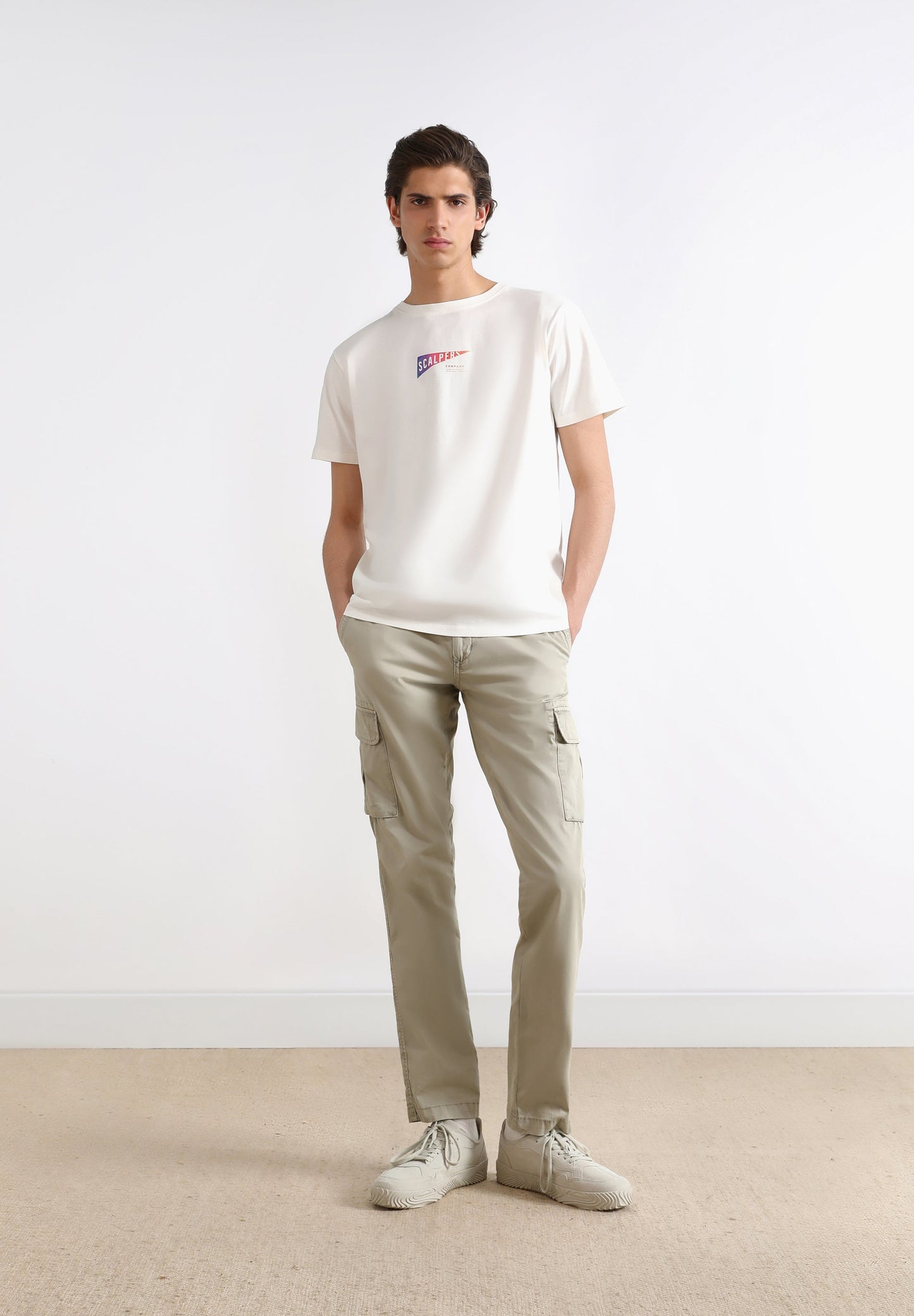 CAMISETA DEGRADADO FLOCADO
