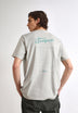 CAMISETA PRINT TEXTO TRASERO
