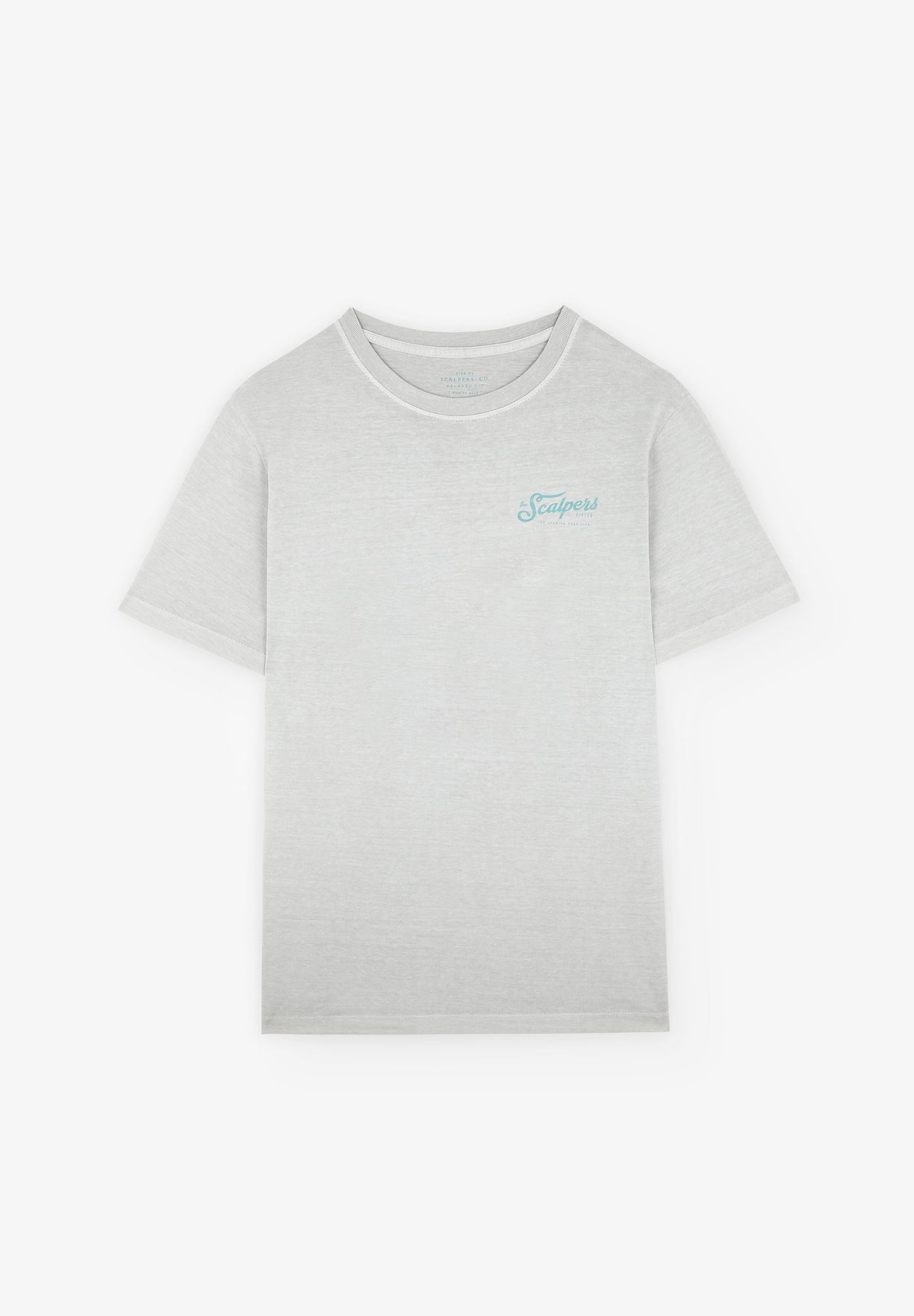 CAMISETA PRINT TEXTO TRASERO