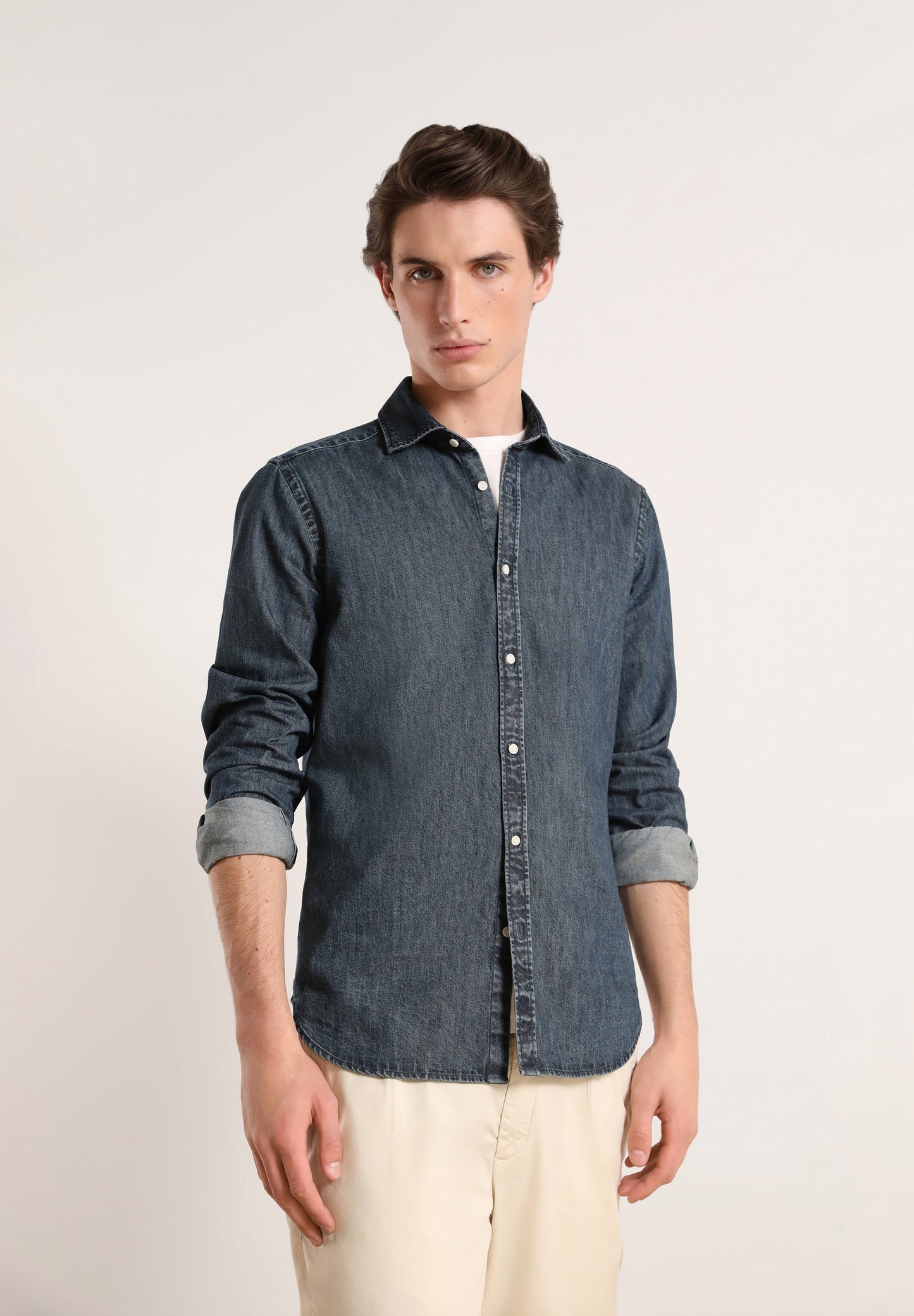 CAMISA DENIM LAVADA