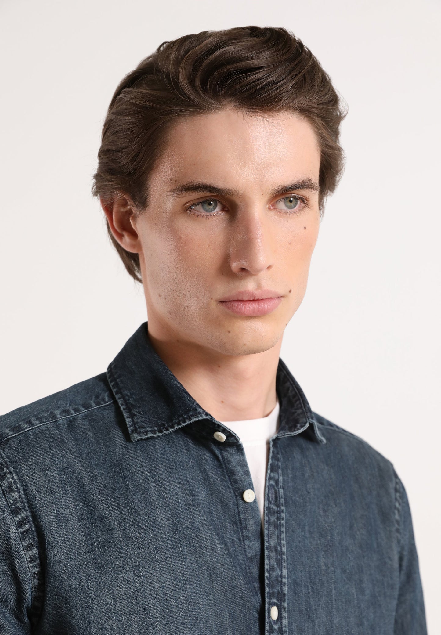 CAMISA DENIM LAVADA