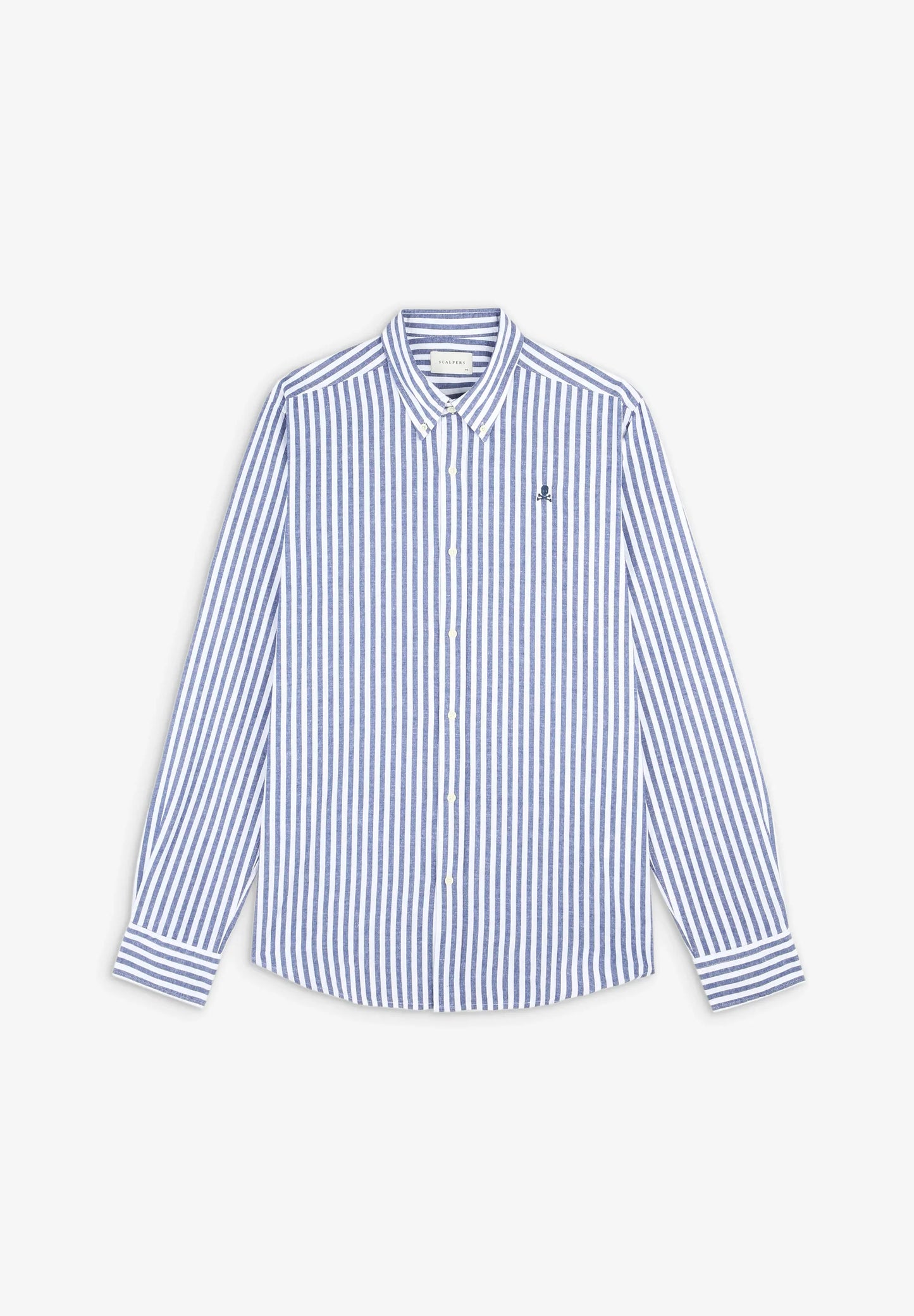 CAMISA RAYAS CUELLO BOTONES