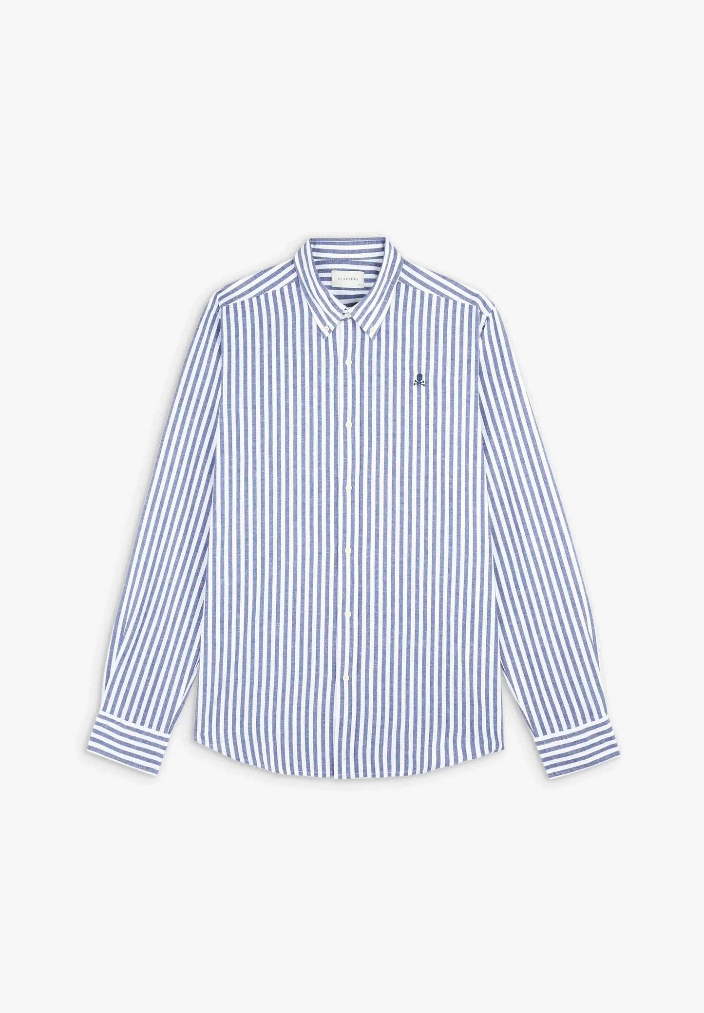 CAMISA RAYAS CUELLO BOTONES