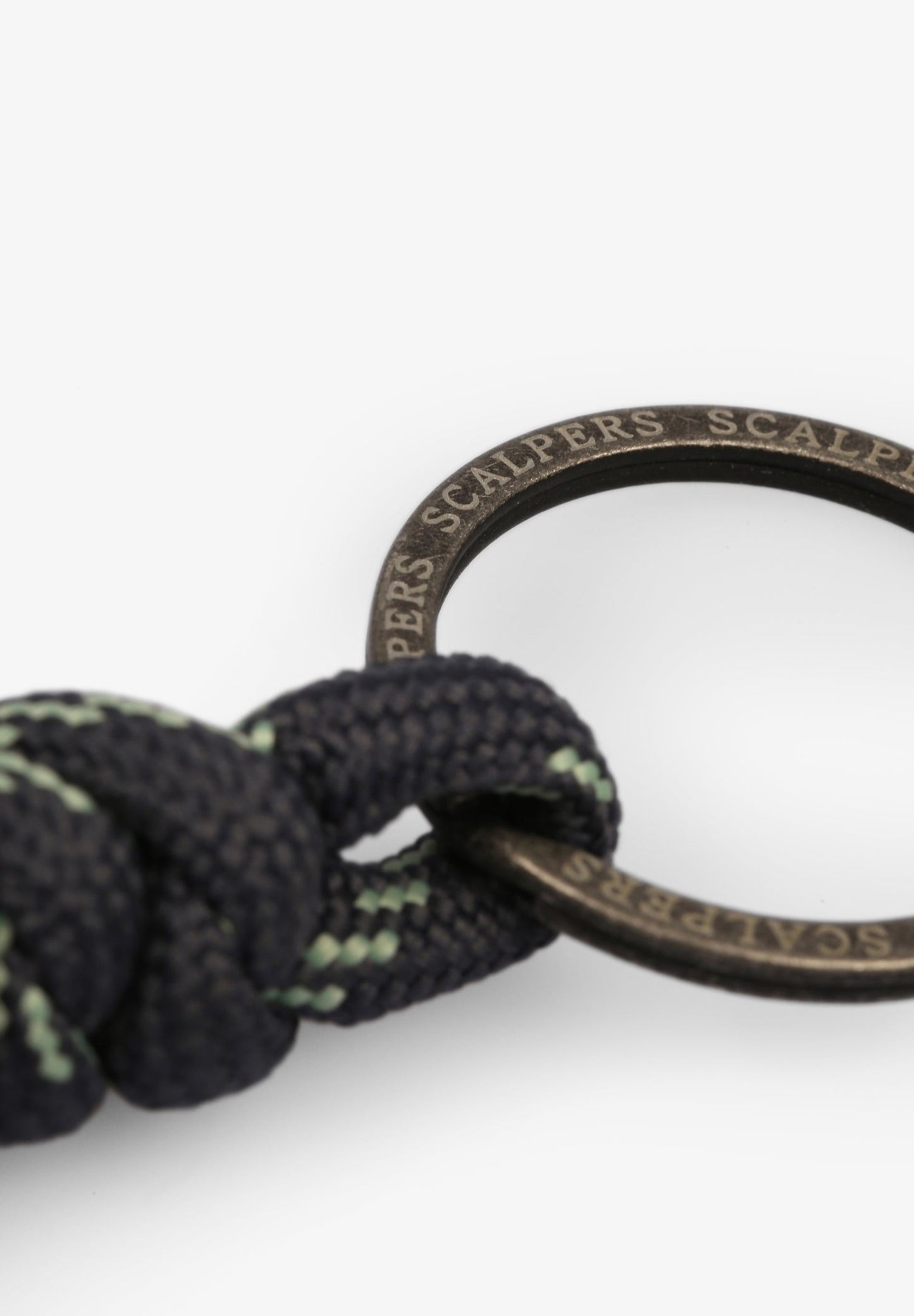 KNOTTED CORD KEYCHAIN