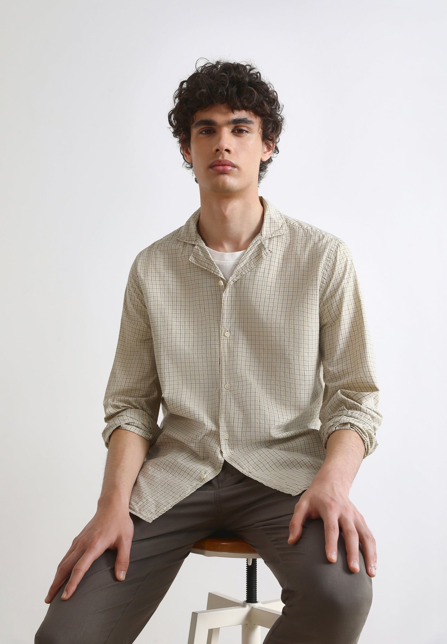 CAMISA POPELÍN CUADROS
