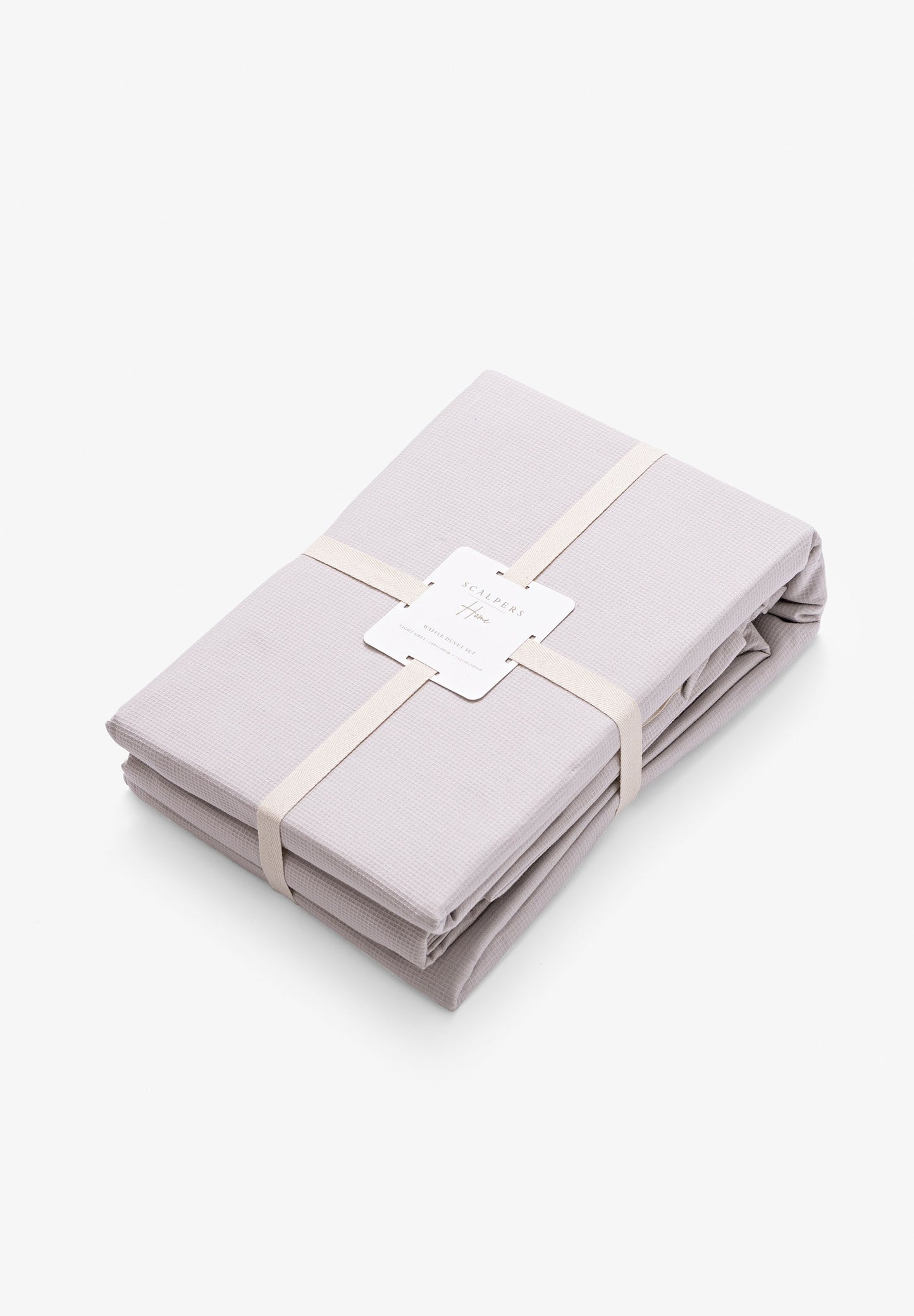CAMA 180 CM | FUNDA NÓRDICA Y ALMOHADAS WAFFLE