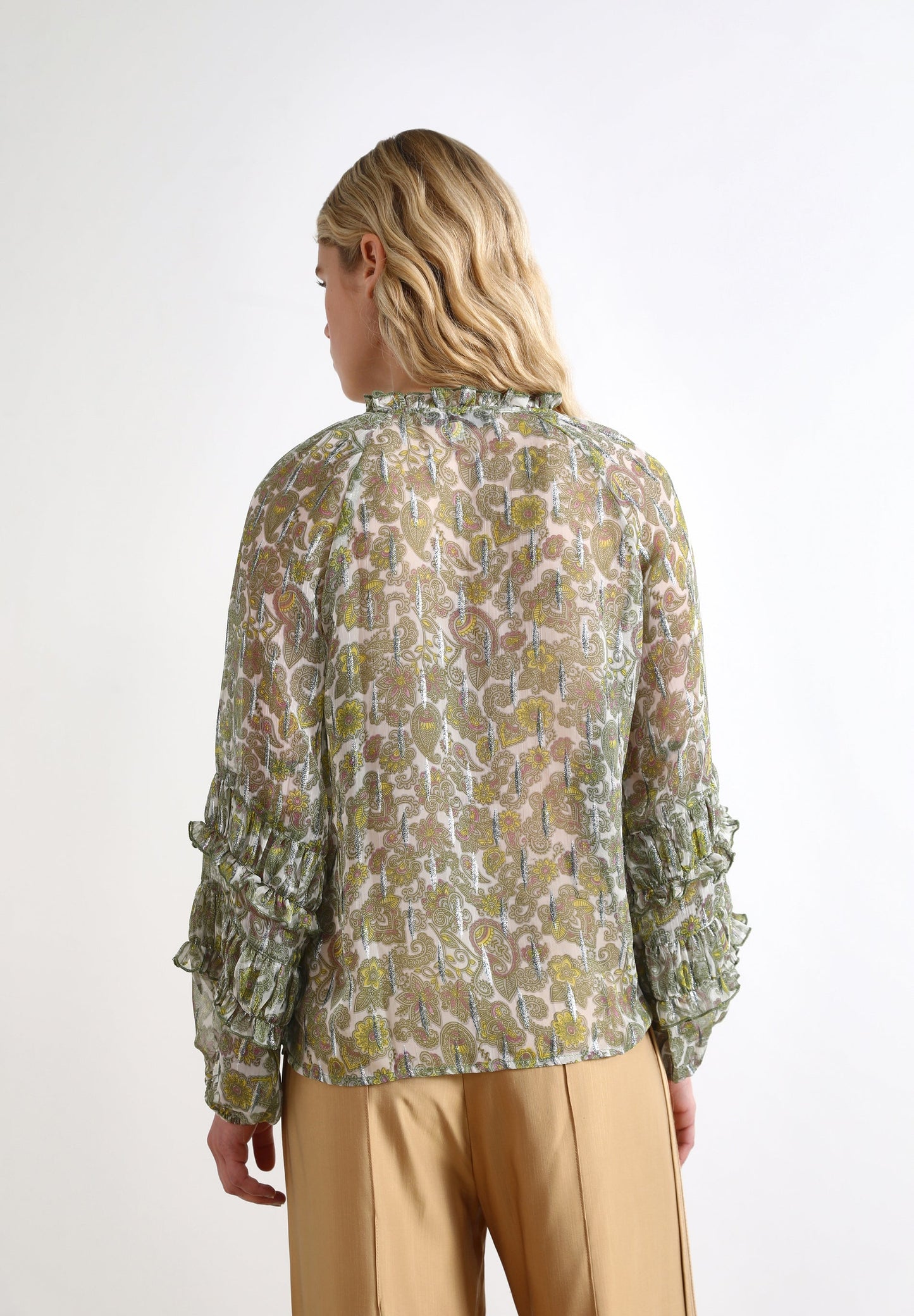 BLUSA PAISLEY LUREX