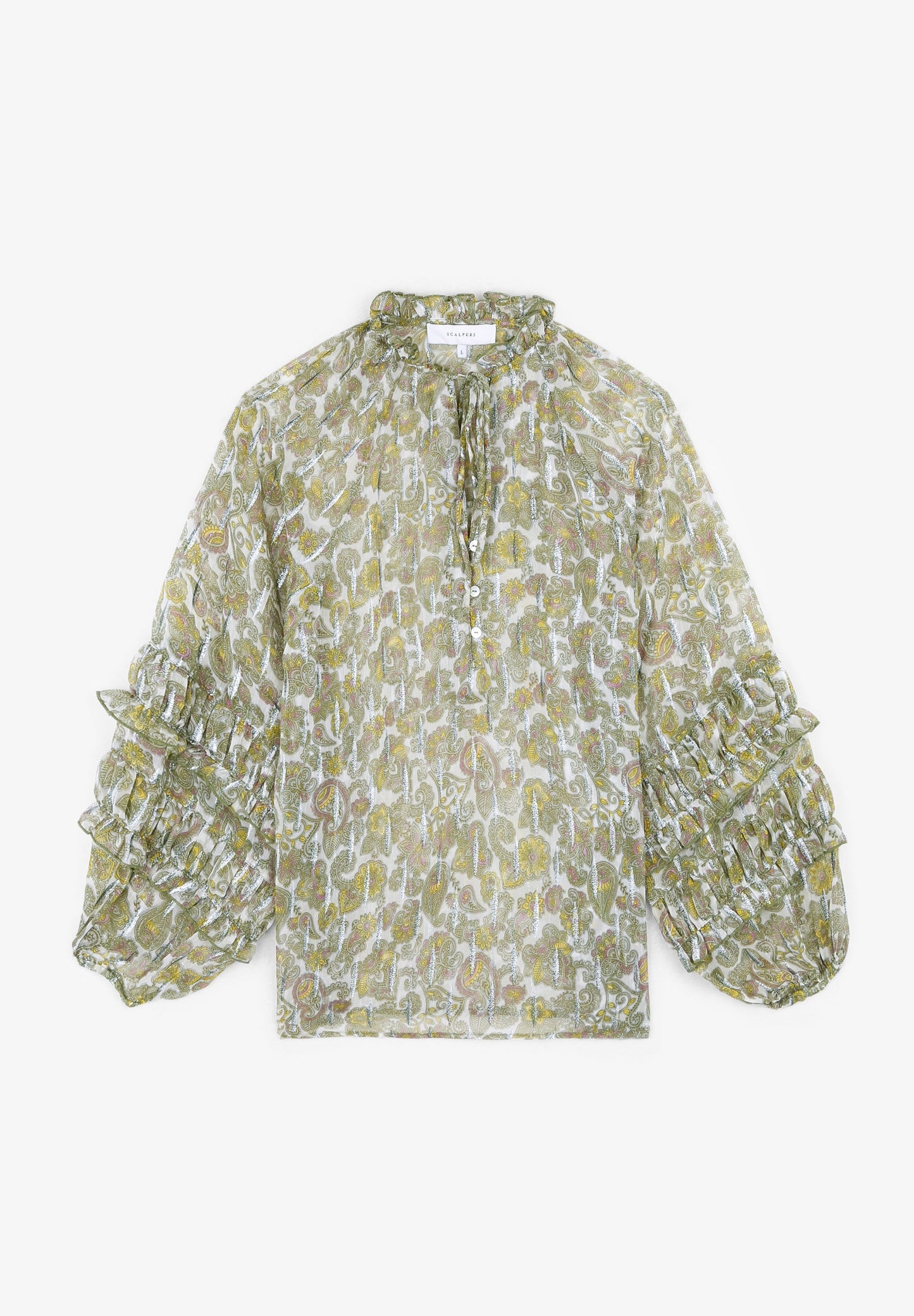 BLUSA PAISLEY LUREX