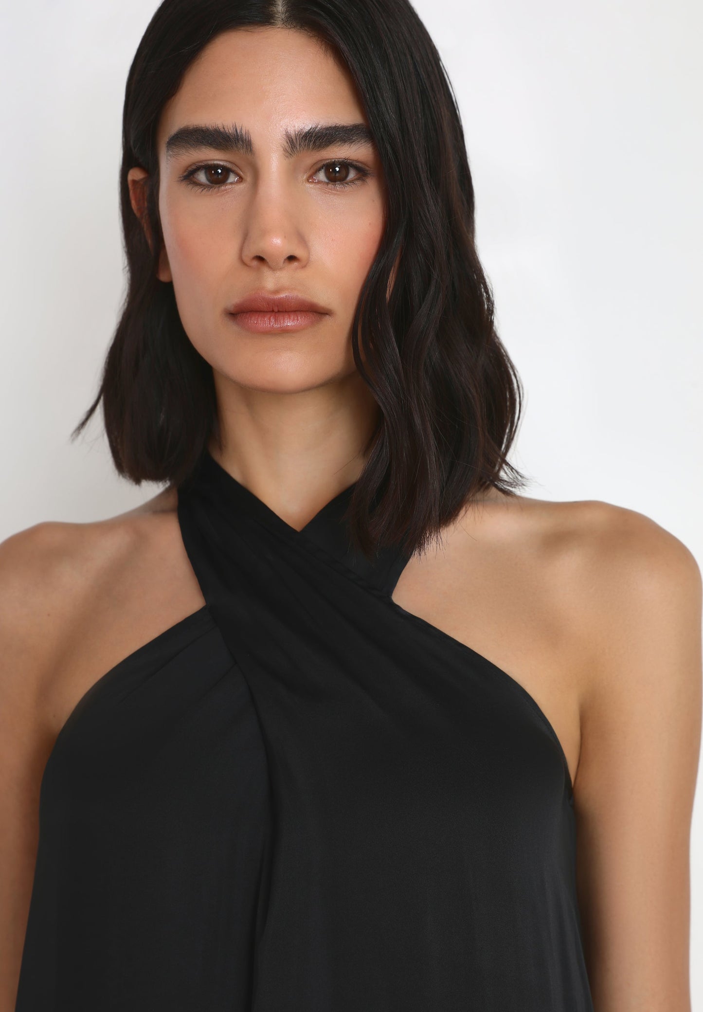 SLIP CROSS DRESS