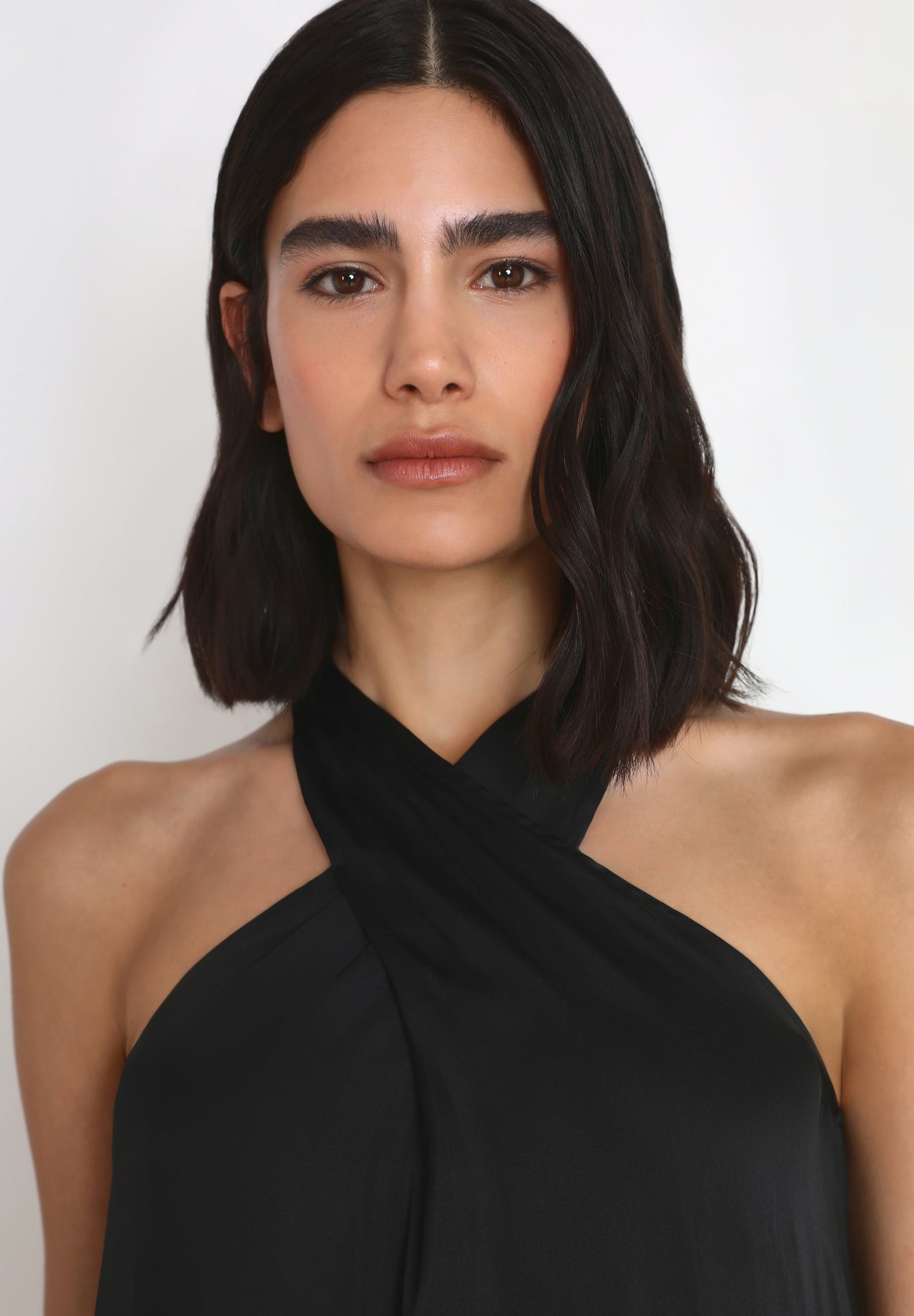 SLIP CROSS DRESS