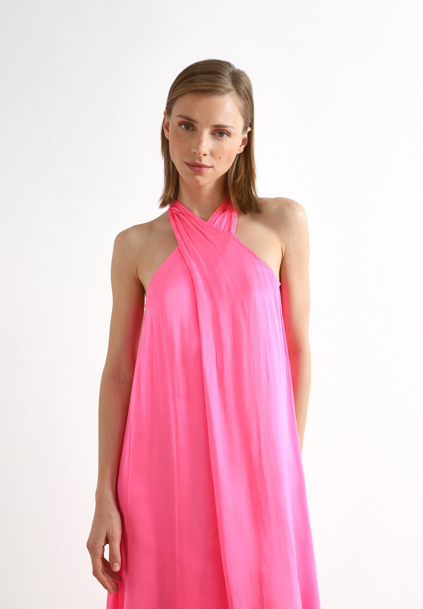 SLIP CROSS DRESS