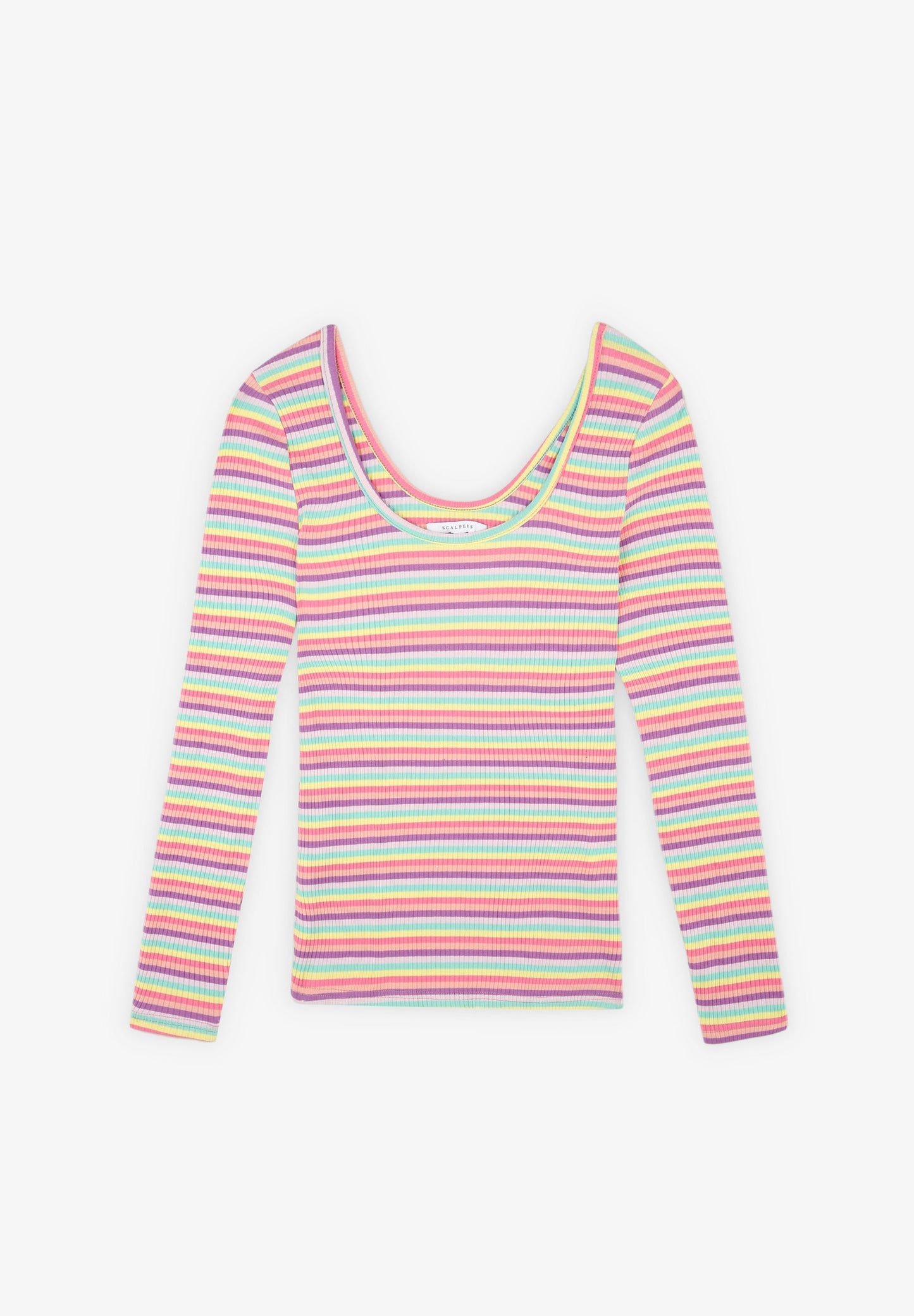 CAMISETA RAYAS MULTICOLOR