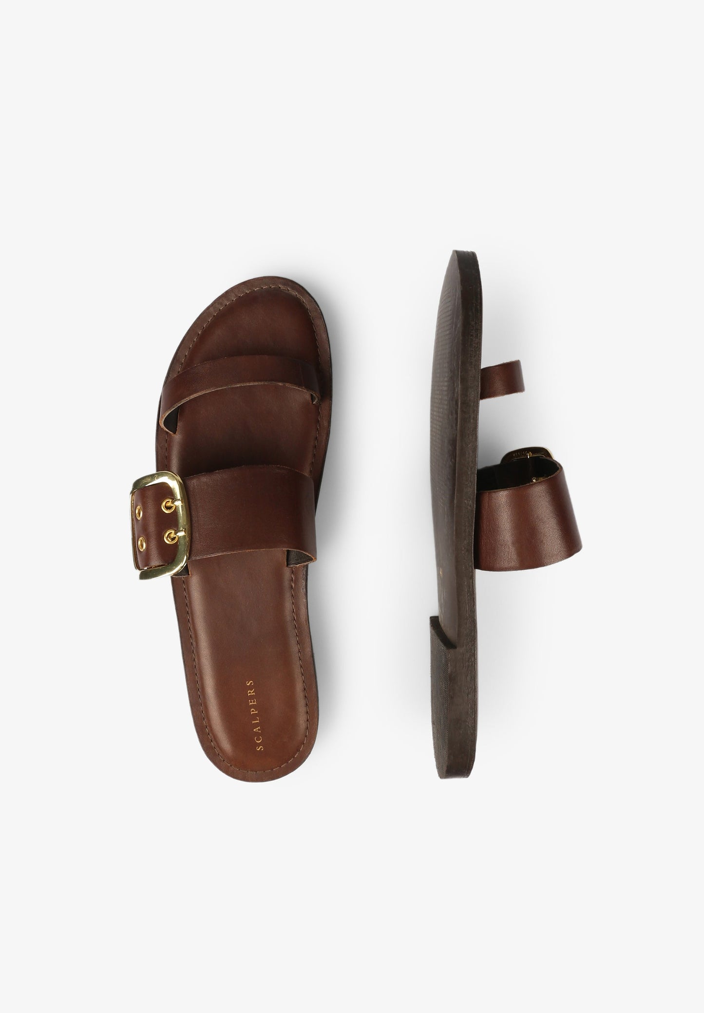 SANDALIAS PIEL HEBILLA GRANDE