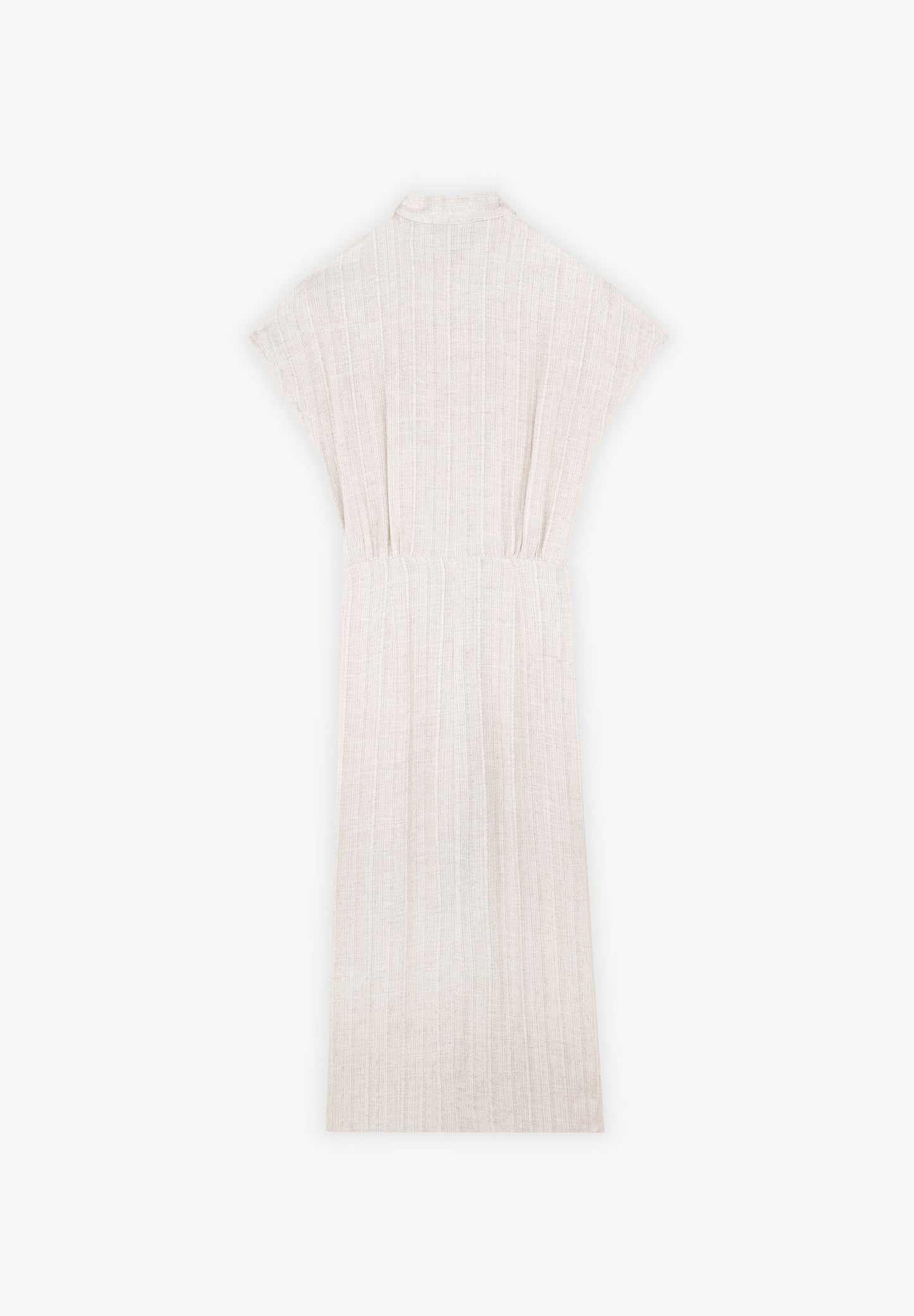 VESTIDO LINO DRAPEADO
