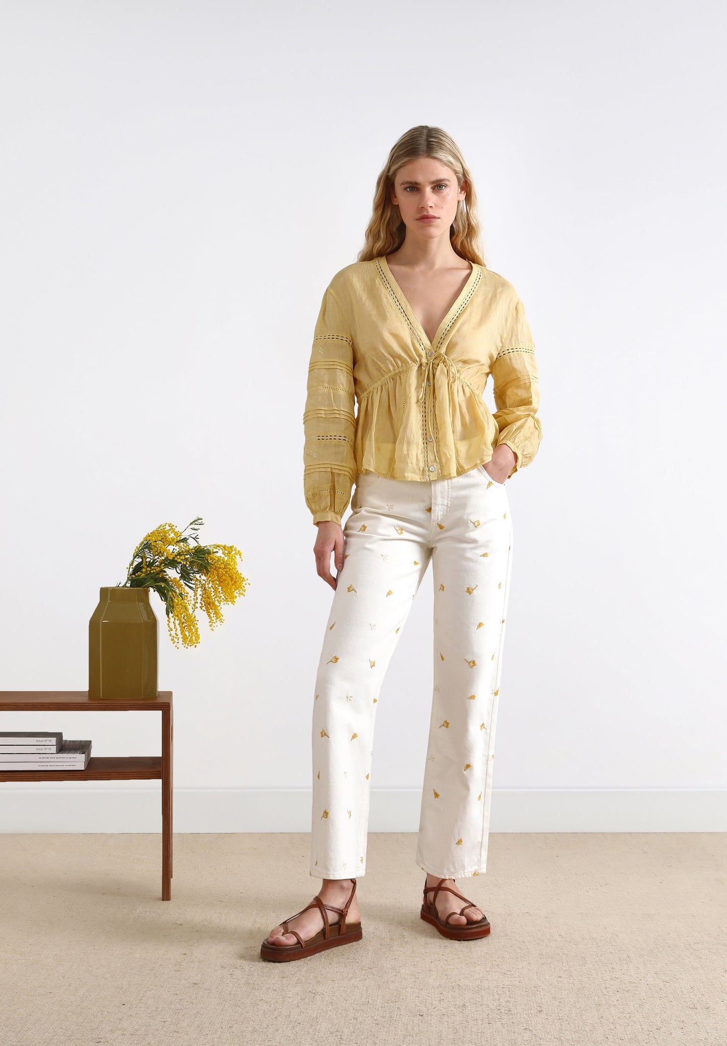 BLUSA CALADOS LAZO