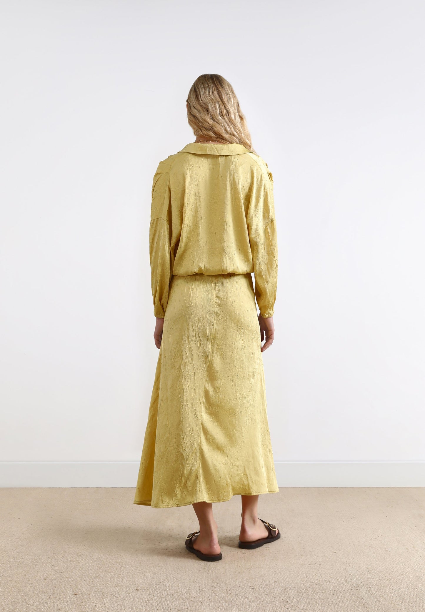 FALDA JACQUARD MIDI