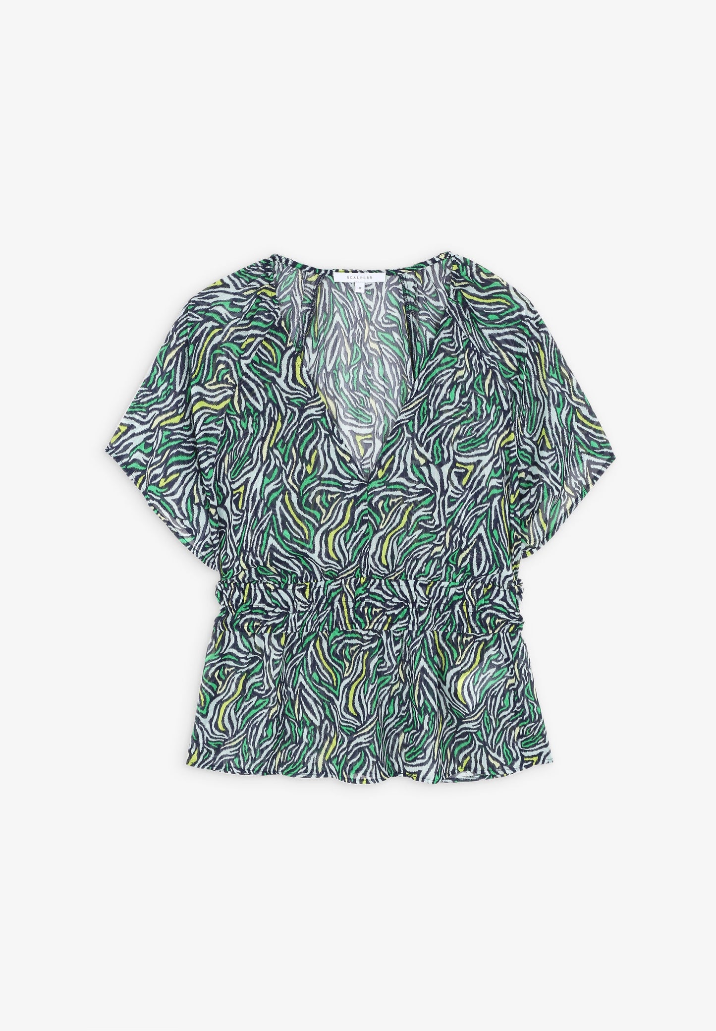 PLEAT PRINT TOP