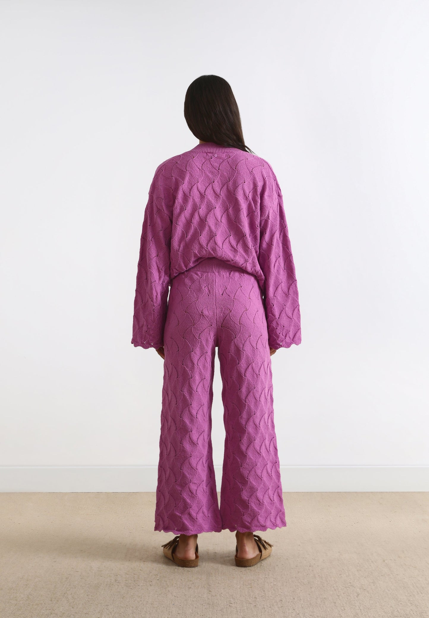 POINTELLE KNIT PANT