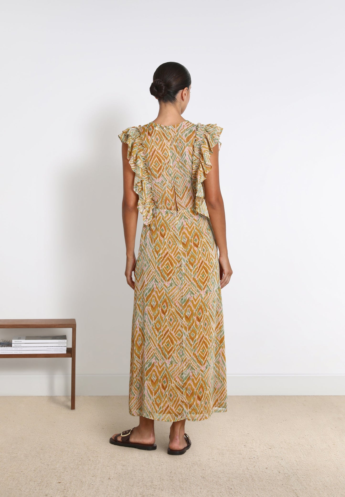 DOUBLE RUFFLE DRESS