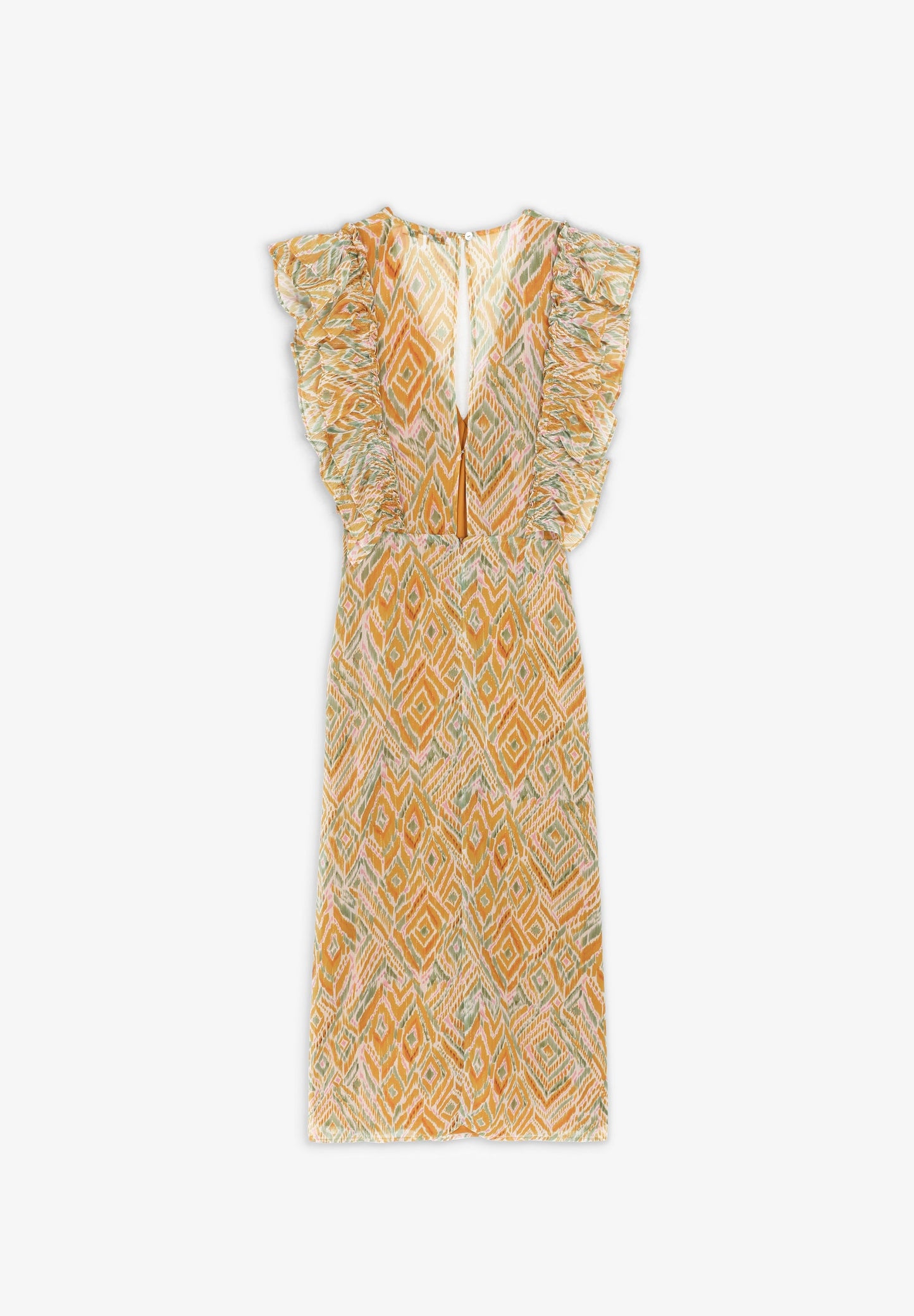 DOUBLE RUFFLE DRESS