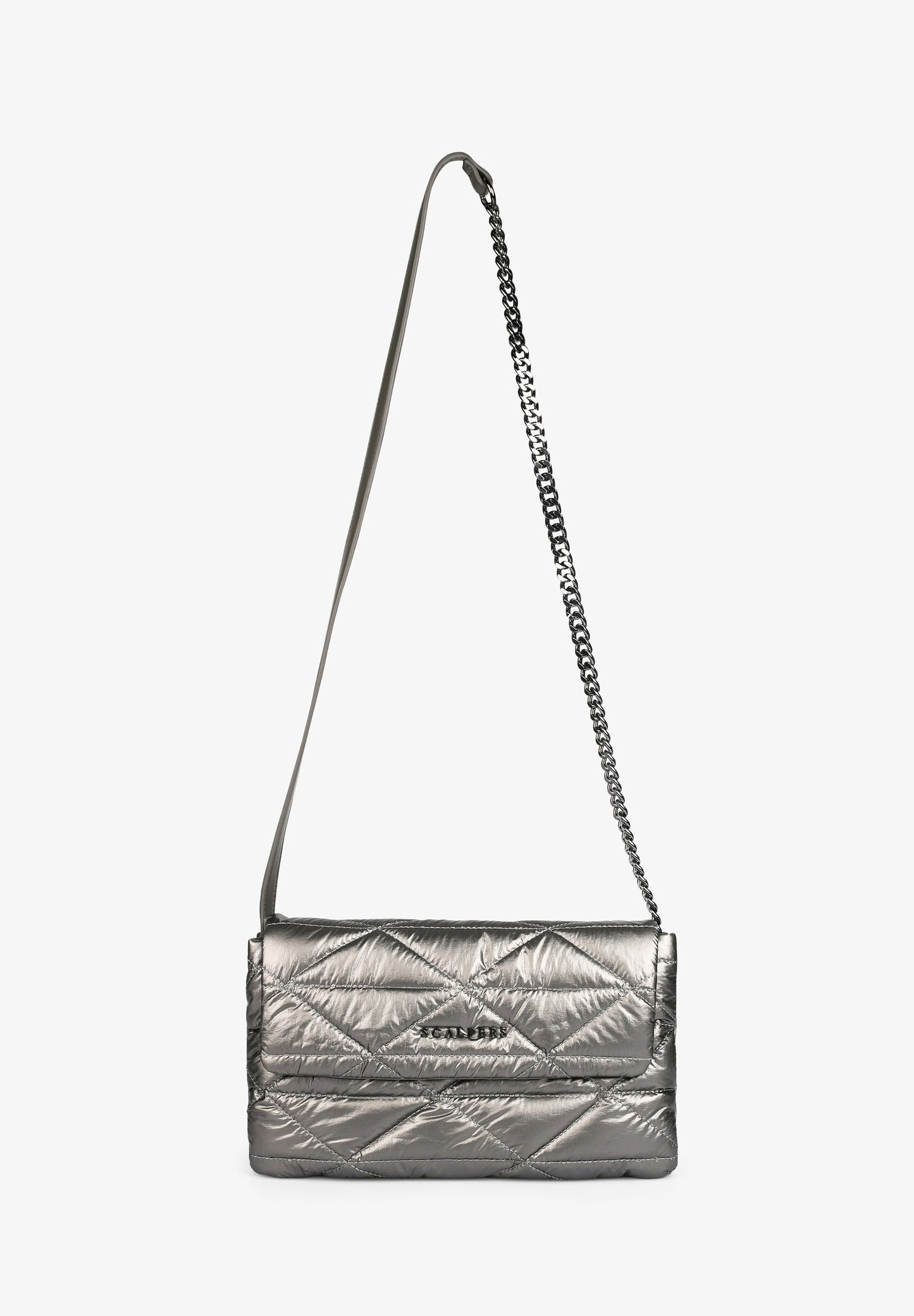 BOLSO BANDOLERA ACOLCHADO METALIZADO