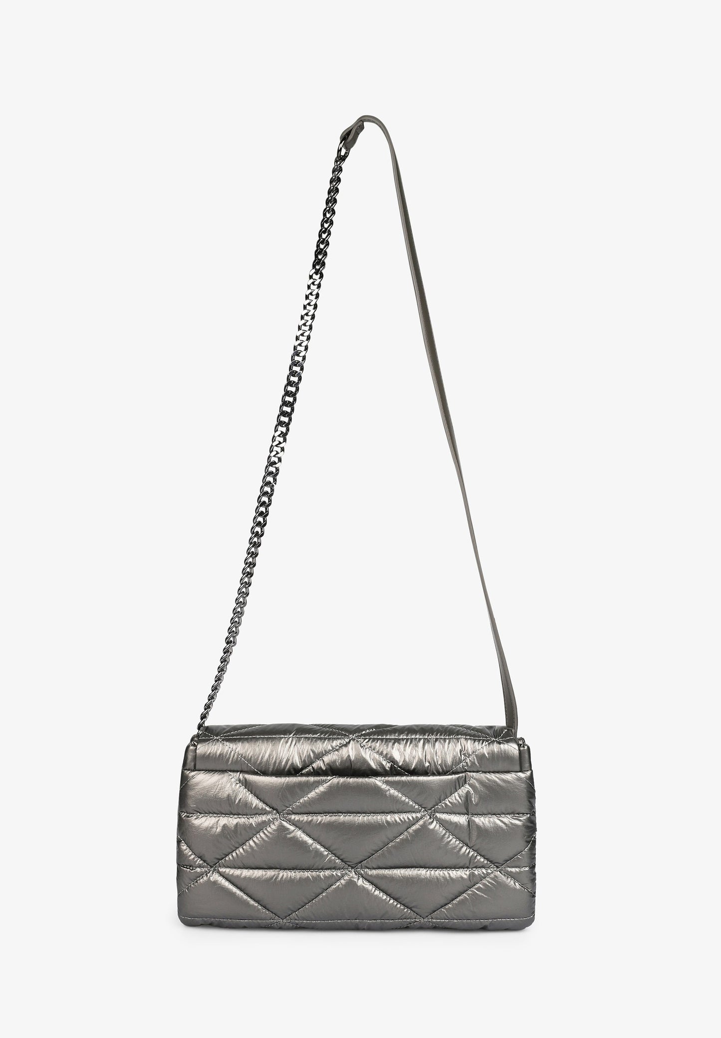 BOLSO BANDOLERA ACOLCHADO METALIZADO