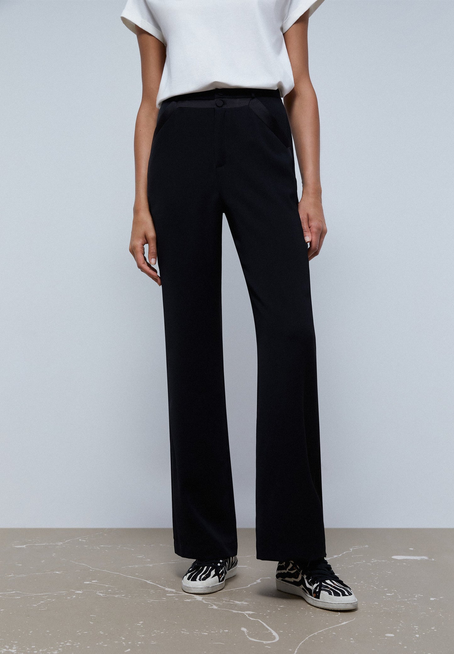 PANTALÓN WIDE LEG TIPO ESMOQUIN