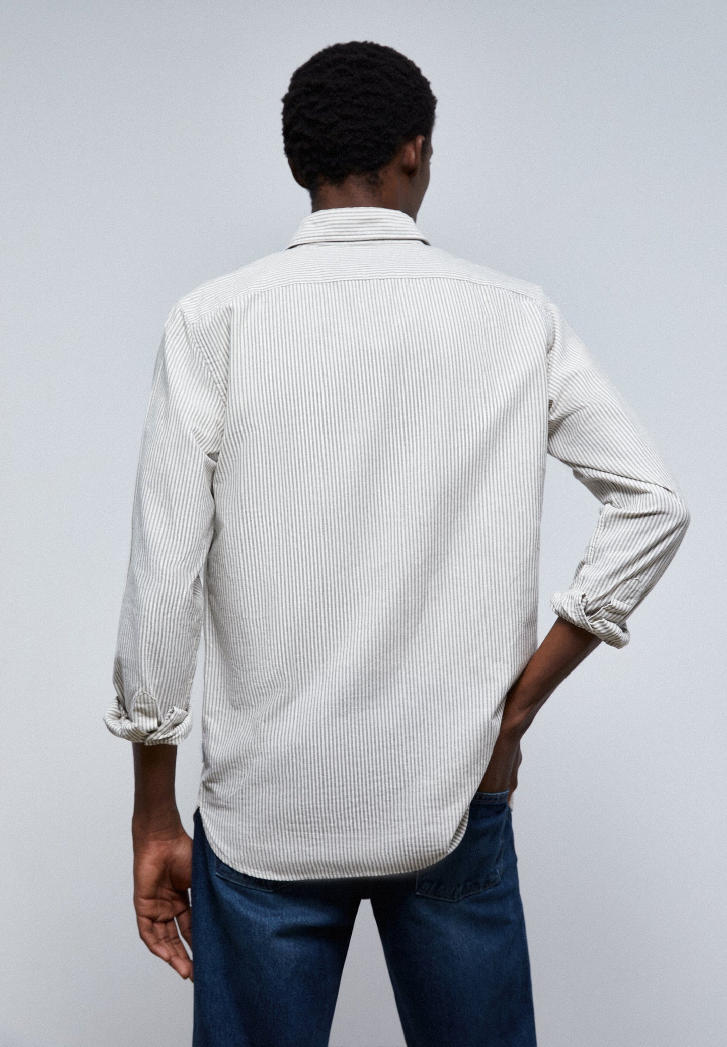 CAMISA RAYAS CALAVERA TAPETA