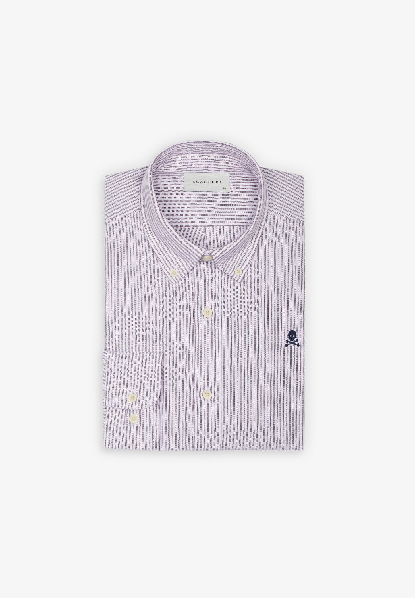 CAMISA OXFORD CALAVERA CONTRASTE