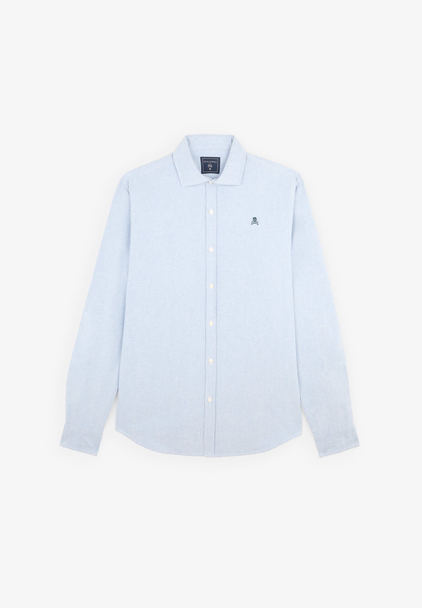 CAMISA OXFORD CALAVERA CONTRASTE