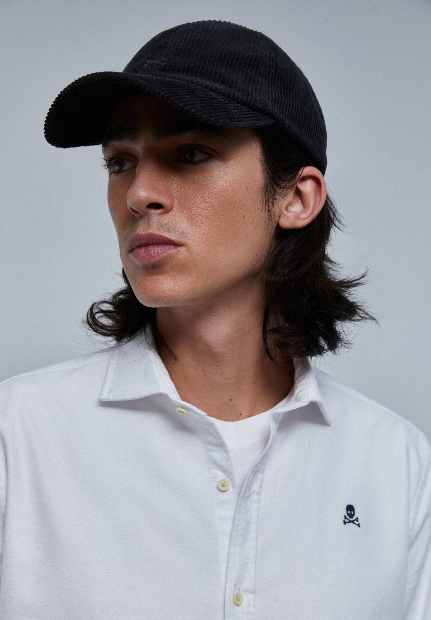 CAMISA OXFORD CALAVERA CONTRASTE